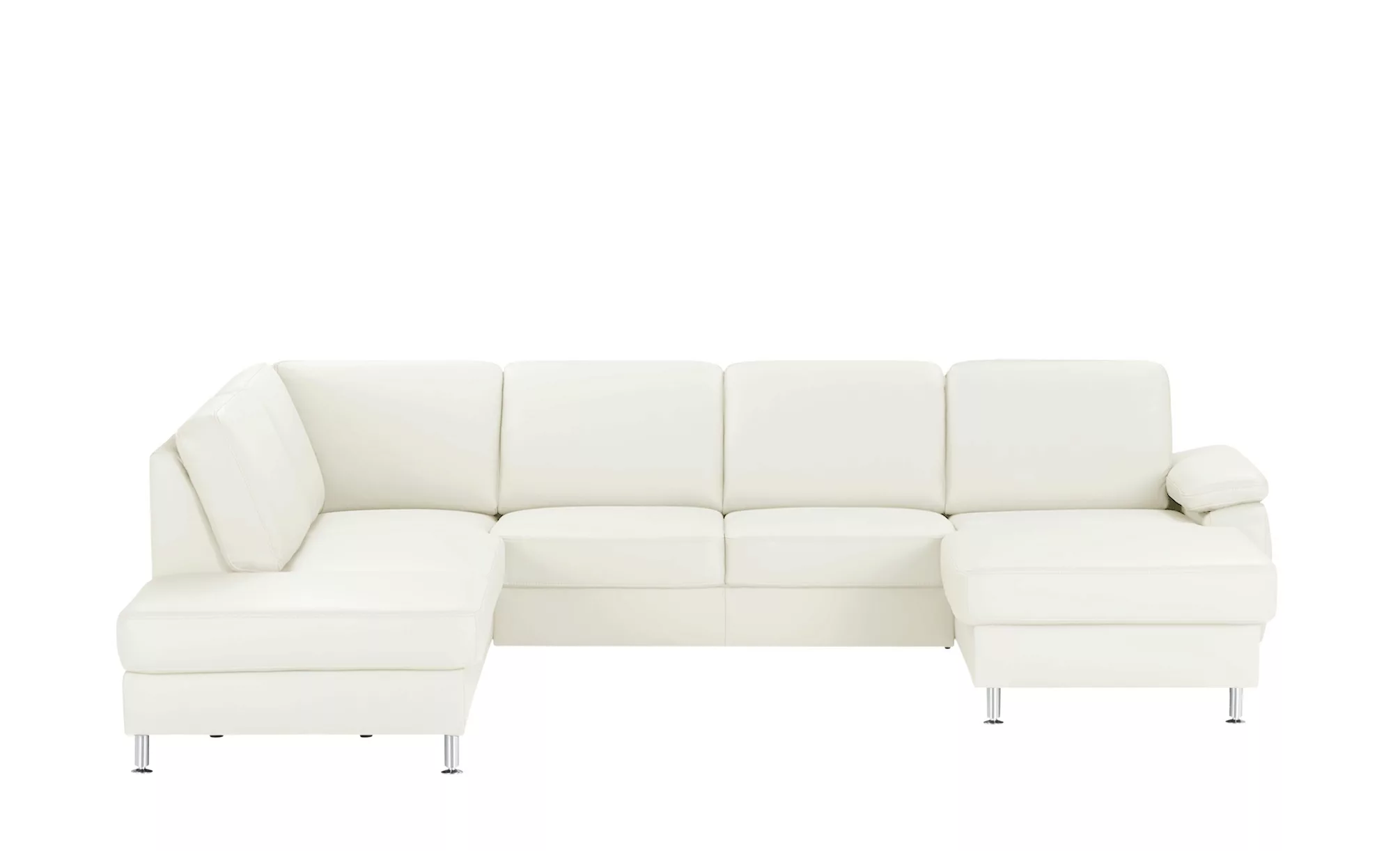 meinSofa Wohnlandschaft  Kathi - weiß - 86 cm - Polstermöbel > Sofas > Lede günstig online kaufen