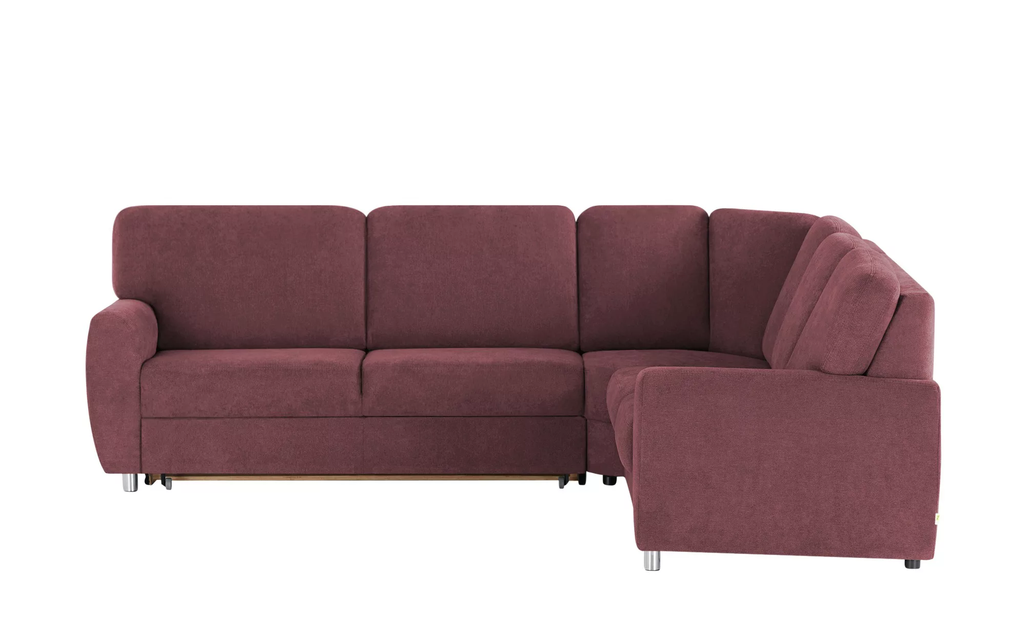 smart Ecksofa  Valencia ¦ rot ¦ Maße (cm): B: 270 H: 90 T: 240 Polstermöbel günstig online kaufen