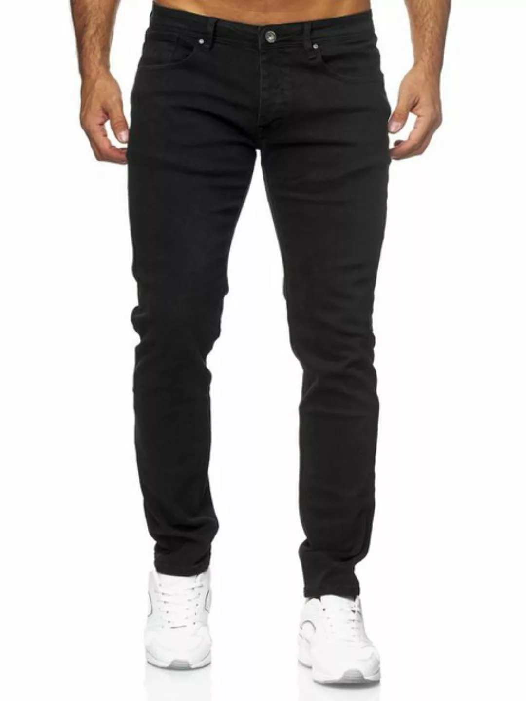 Elara Slim-fit-Jeans Elara Herren Jeans Slim Fit Hose Denim Stretch (1-tlg) günstig online kaufen