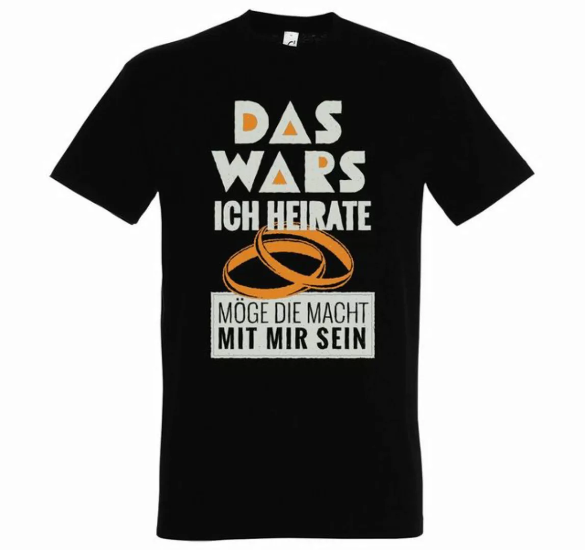 Youth Designz T-Shirt Das Wars Ich Heirate Herren Shirt mit lustigem Frontp günstig online kaufen