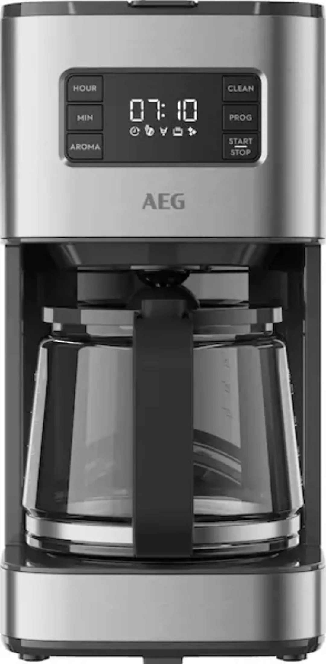 AEG Filterkaffeemaschine »Gourmet 6 CM5-1-6ST«, 1,25 l Kaffeekanne, Korbfil günstig online kaufen