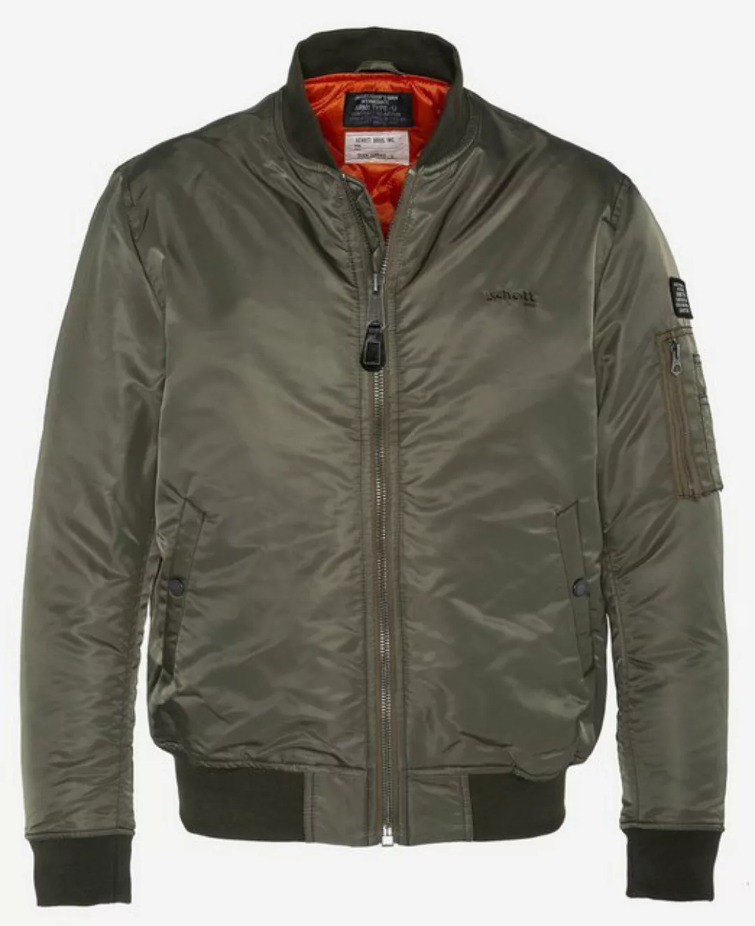 Schott NYC Bomberjacke AIRFORCERS MA-1 Ikonischer Fliegerjacke aus recycelt günstig online kaufen