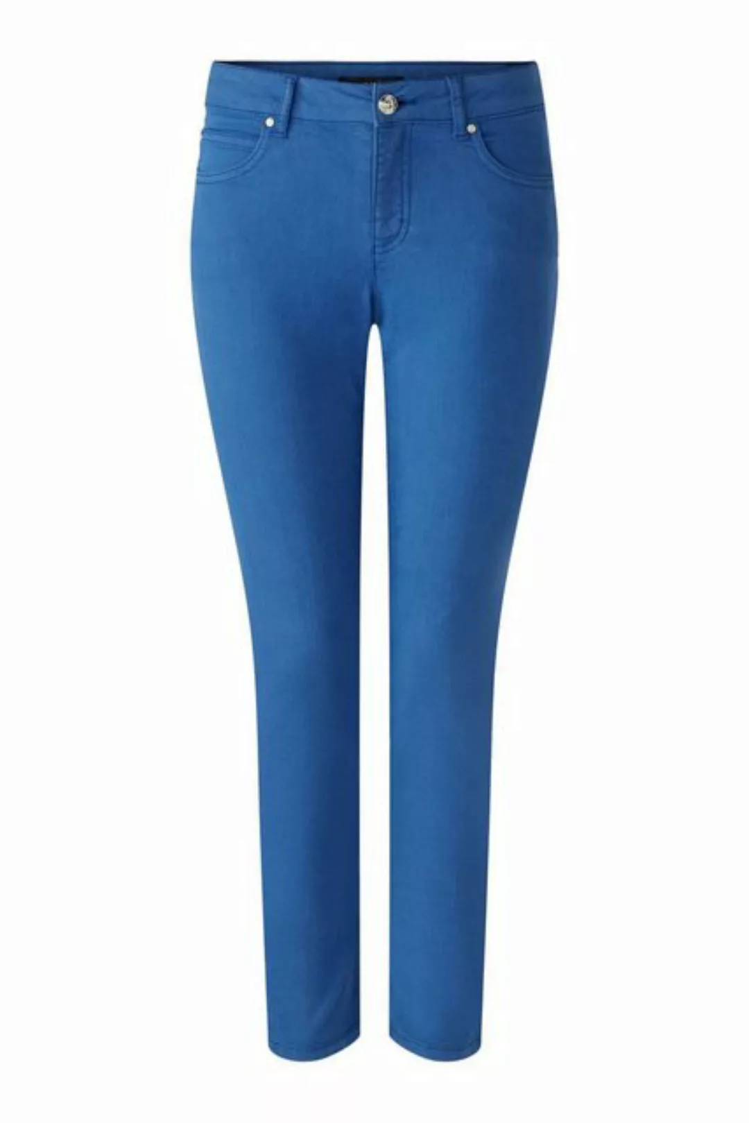 Oui Stoffhose BAXTOR CROPPED, bright cobalt günstig online kaufen