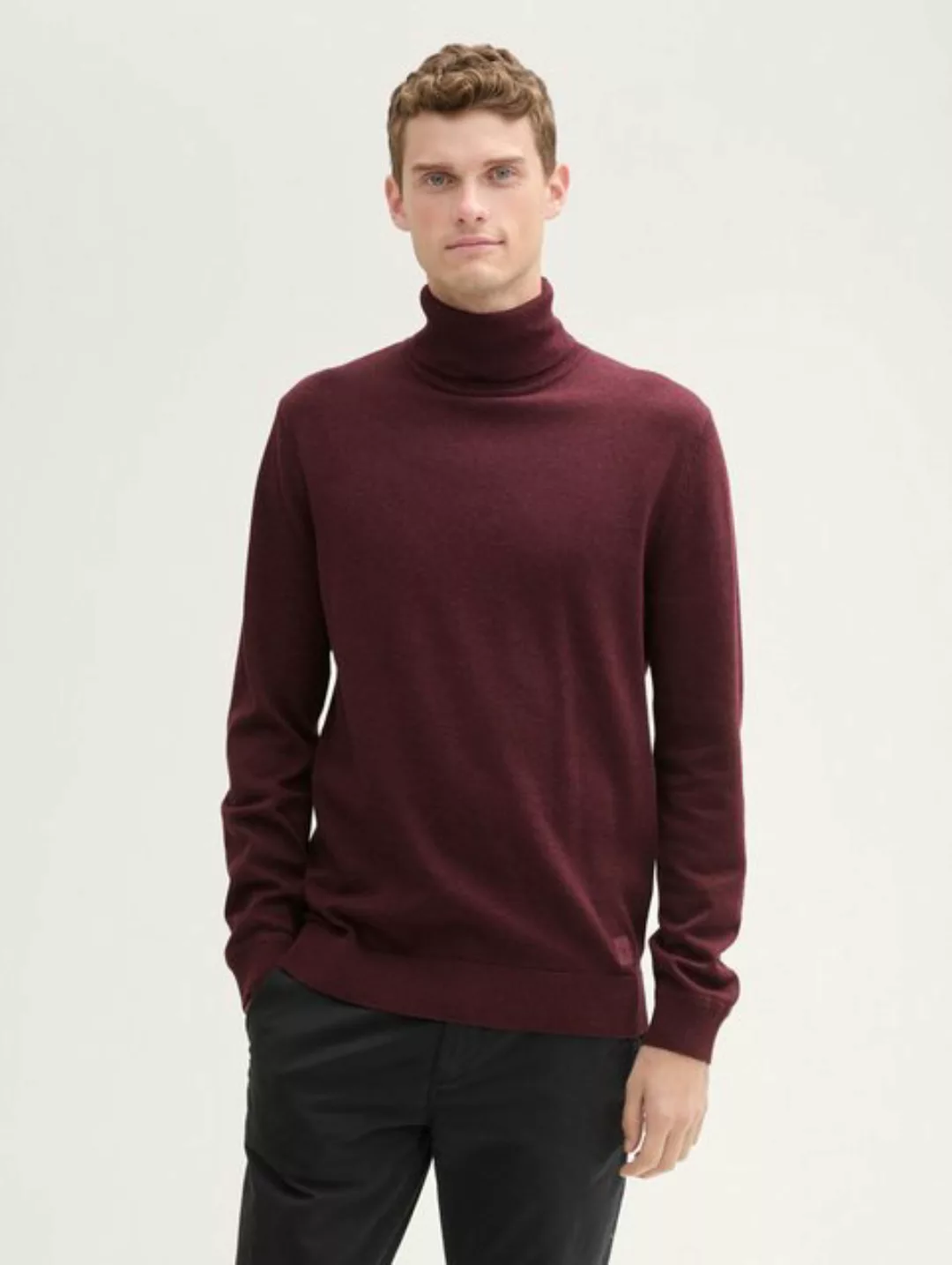 TOM TAILOR Strickpullover Basic Rollkragenpullover günstig online kaufen