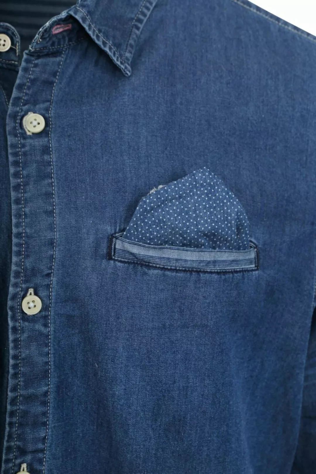 Scotch and Soda Hemd Denim Blau - Größe L günstig online kaufen