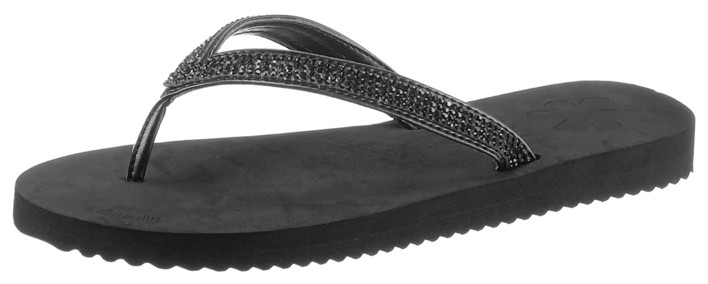 Flip Flop Zehentrenner "flip*", mit funkelnden Riemchen günstig online kaufen