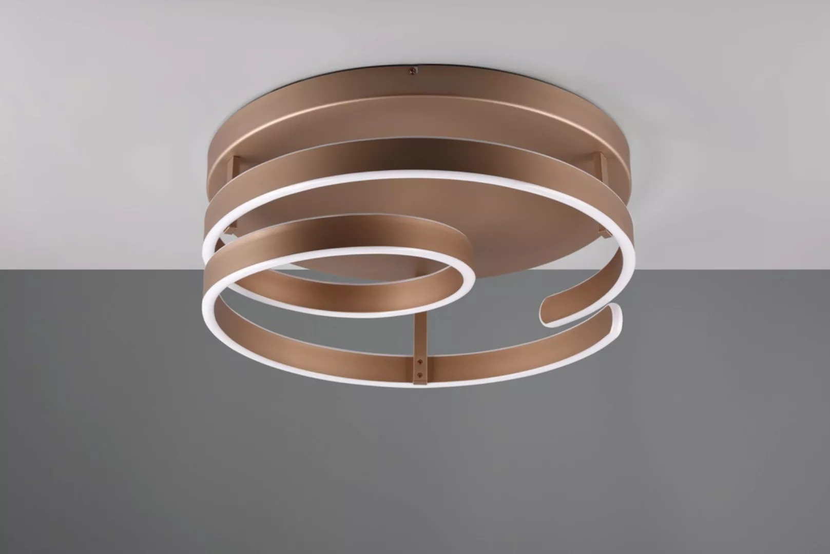 TRIO Leuchten LED Deckenleuchte »MARNIE, spiralförmige LED Deckenlampe indi günstig online kaufen