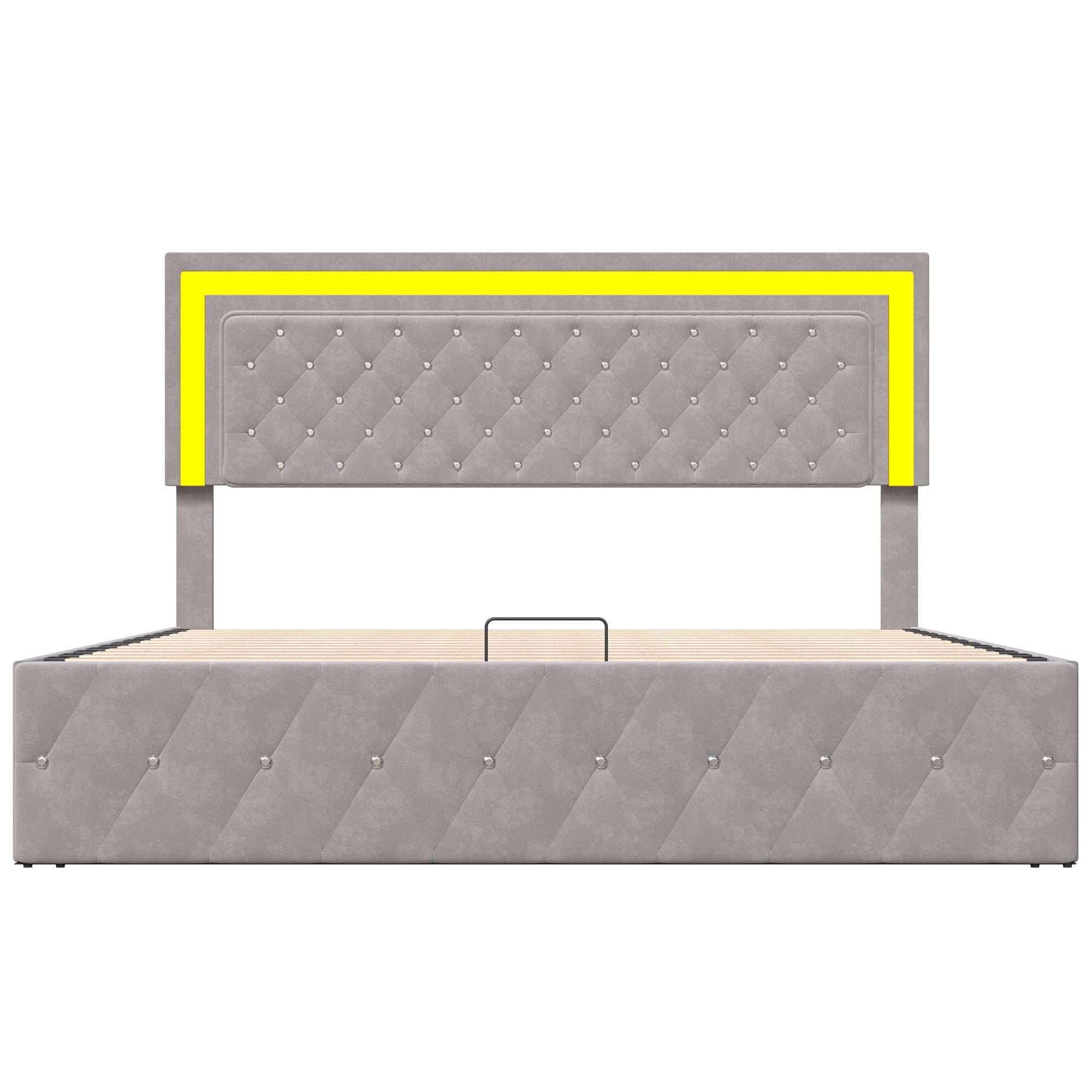 PXloue Polsterbett Bett 140x200 mit Lattenrost günstig online kaufen