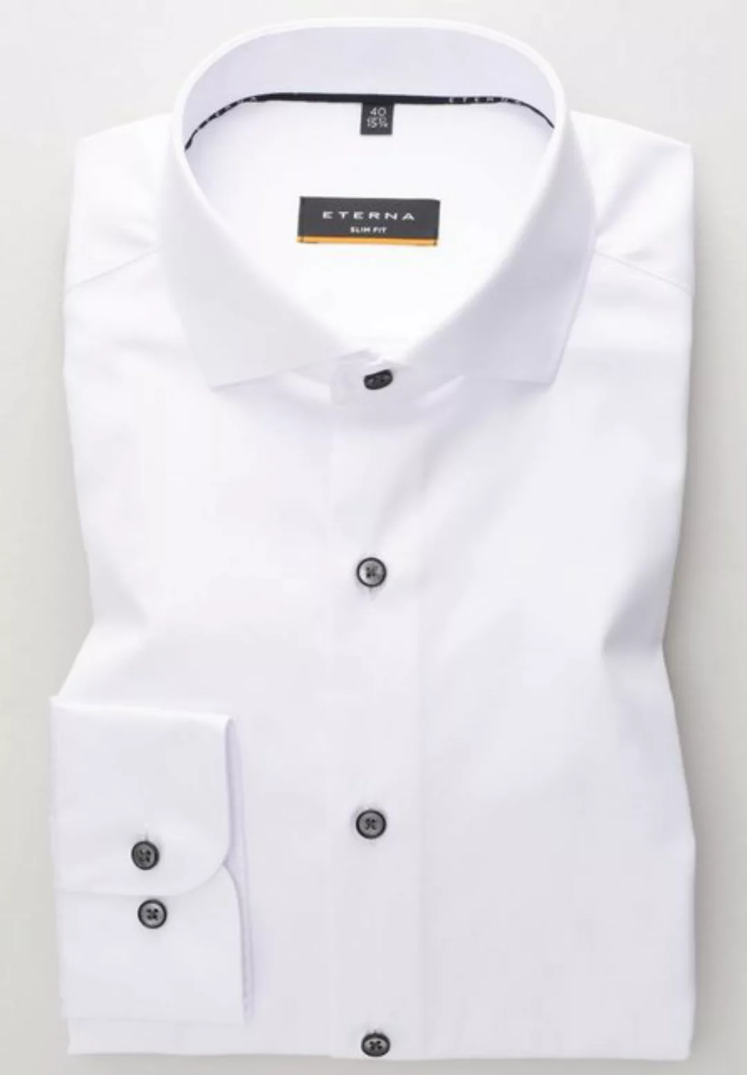 Eterna Langarmhemd - Cover Shirt Twill Hemd - Slim Fit - Businesshemd - Bas günstig online kaufen