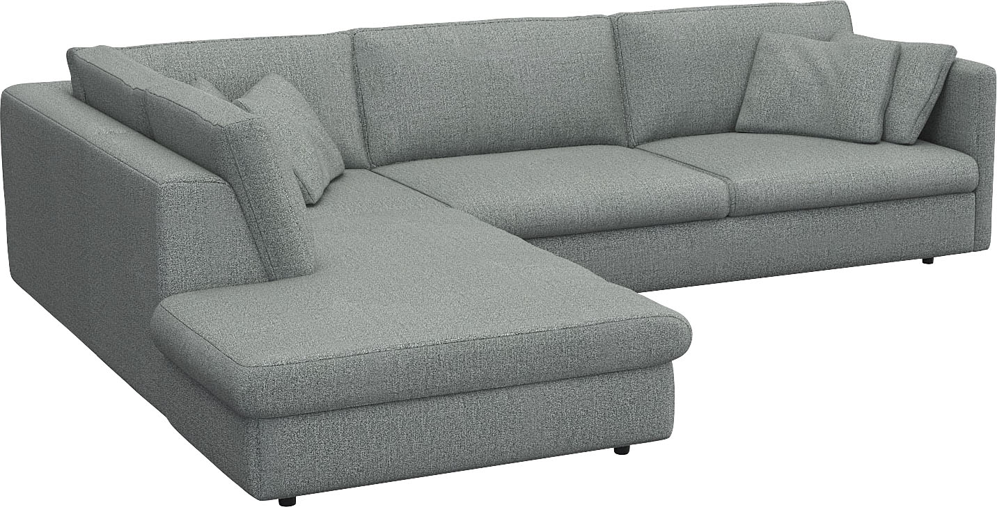 FLEXLUX Ecksofa "Lovane, elegant und zeitlos, bequem, L-Form", Weich & ansc günstig online kaufen