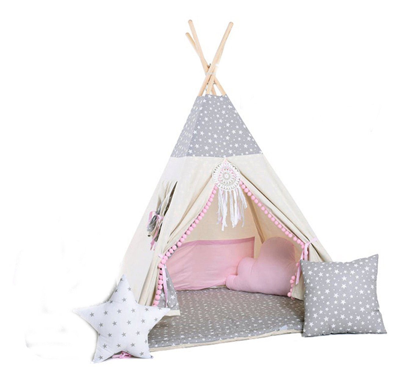 Rainbow Kids Tipi-Zelt Kinderzelt Spielzelt Teepee günstig online kaufen