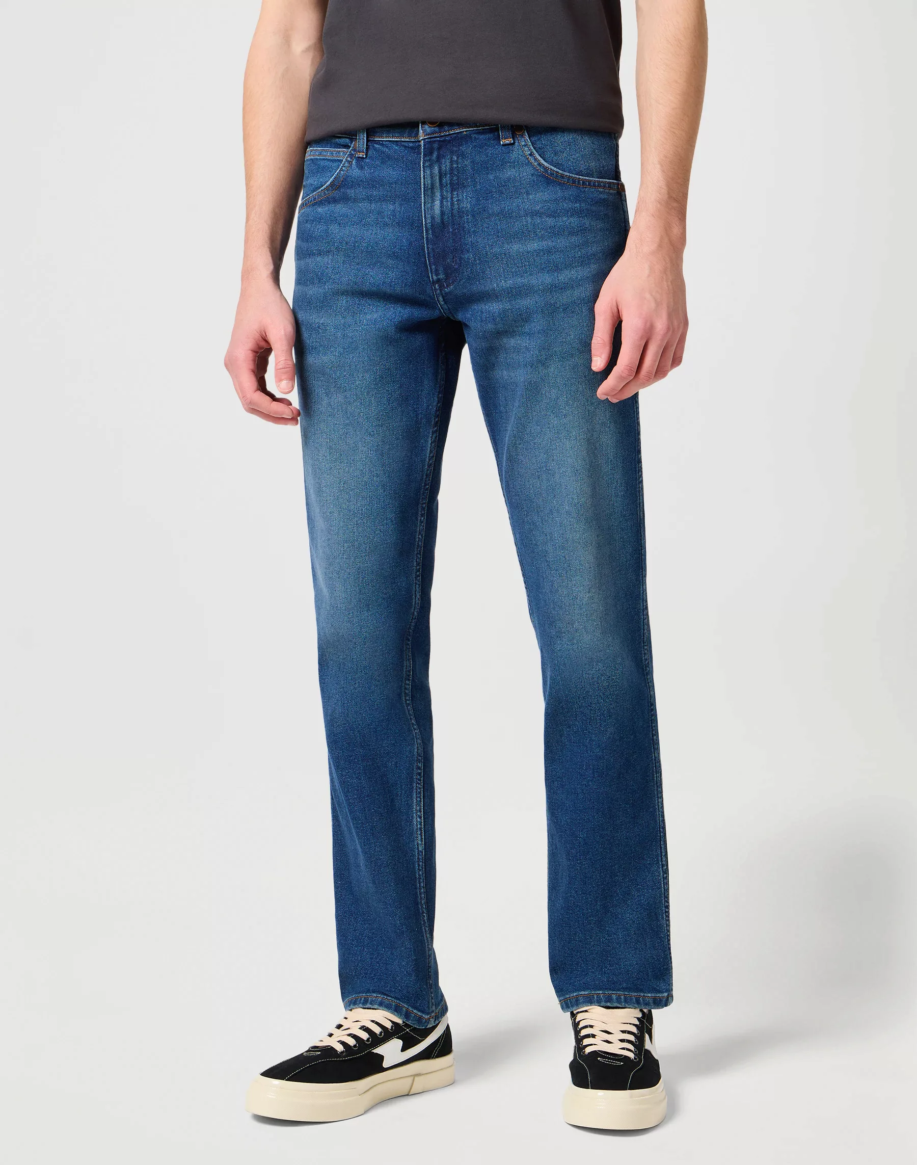 Wrangler Herren Jeans GREENSBORO - Regular Fit - Blau - Blue Arcade günstig online kaufen