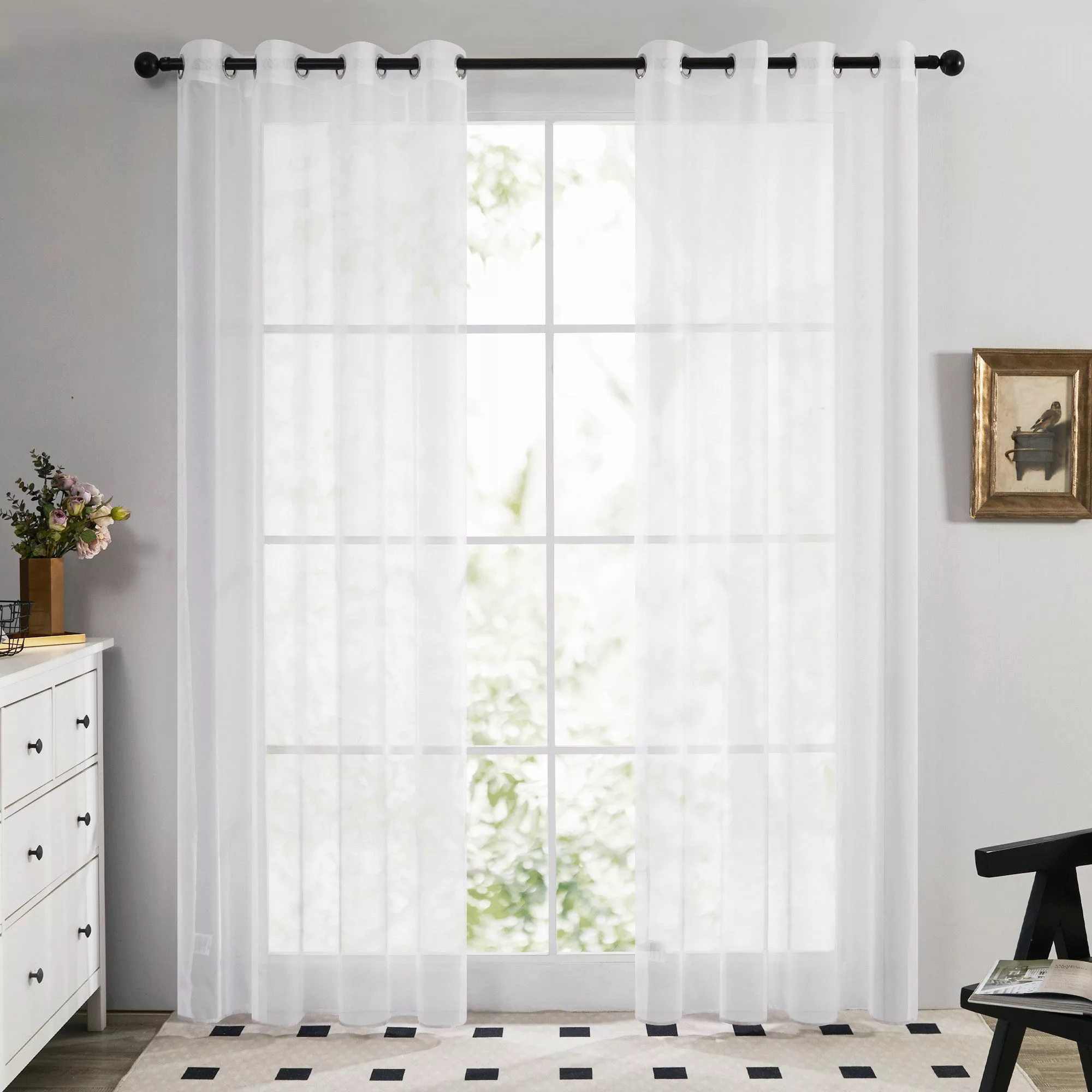 Deconovo Vorhang Transparent Voile Gardinen mit günstig online kaufen