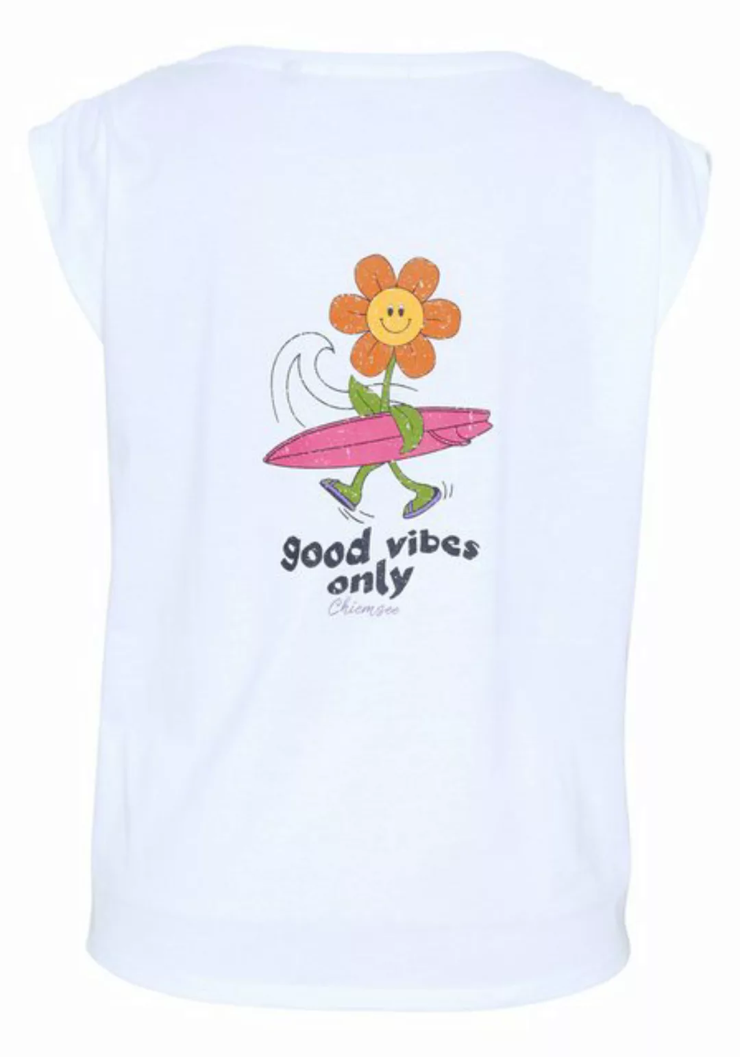 Chiemsee T-Shirt Chiemsee Damen Bego Baumwolltop mit floralem Surf- günstig online kaufen