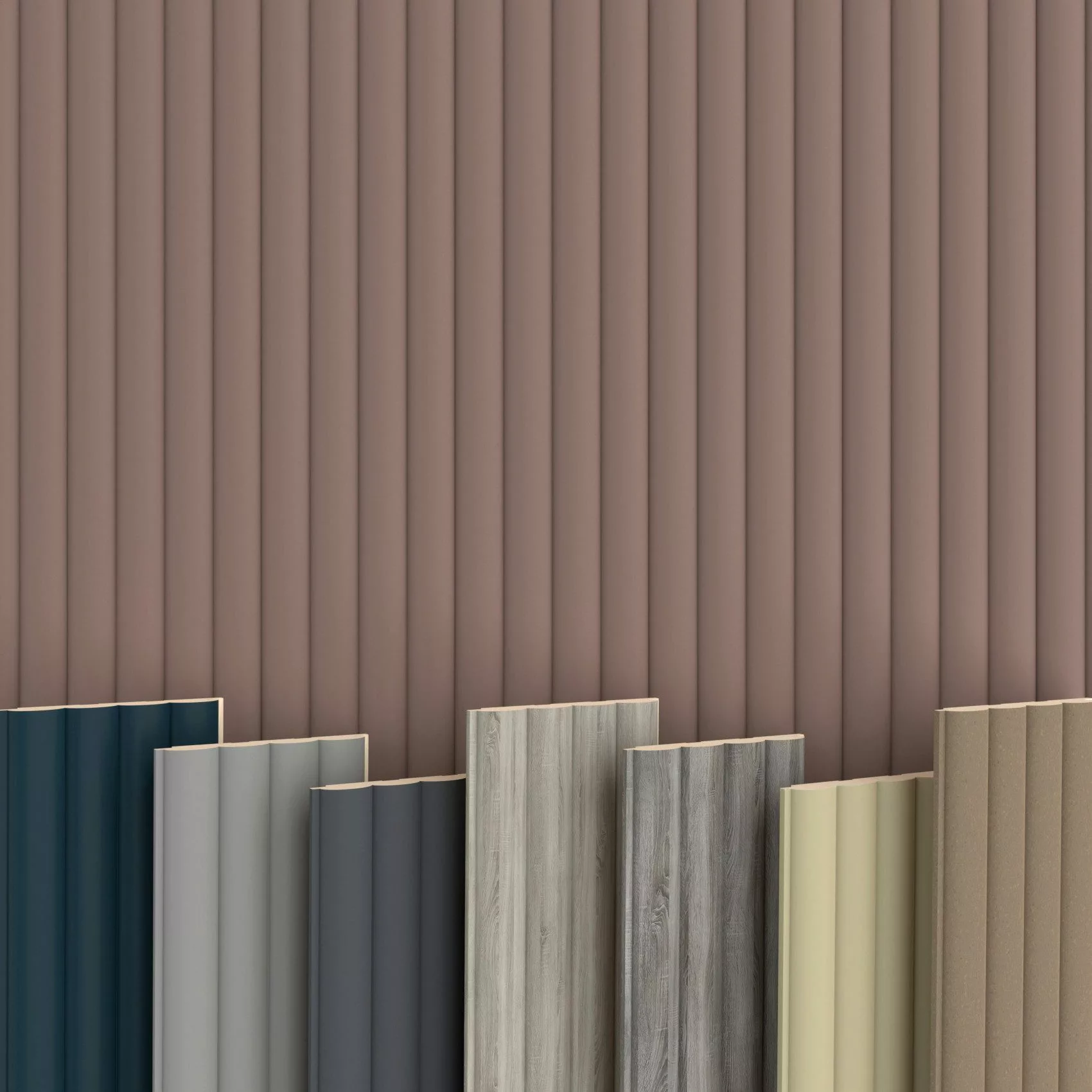 Hexim Wanddekoobjekt Wave De Luxe Mauve günstig online kaufen