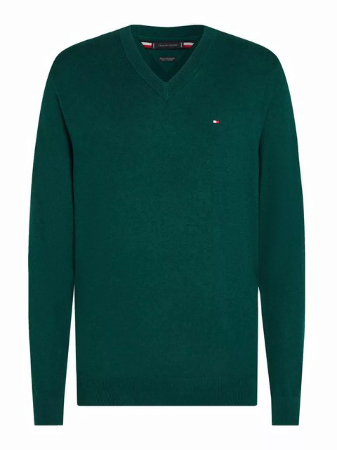 Tommy Hilfiger V-Ausschnitt-Pullover PIMA ORG CTN CASHMERE V NECK günstig online kaufen