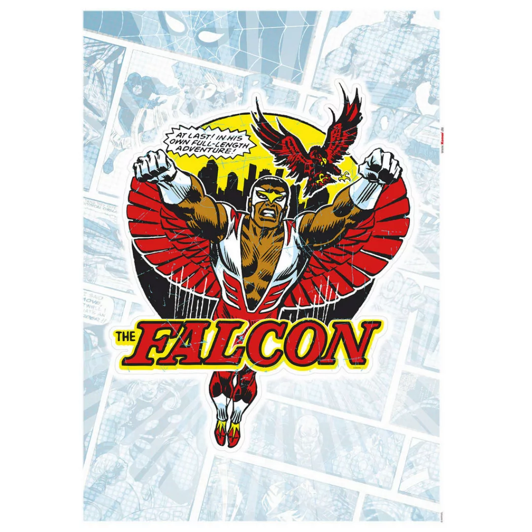 KOMAR Wandtattoo - Falcon Comic Classic  - Größe 50 x 70 cm mehrfarbig Gr. günstig online kaufen