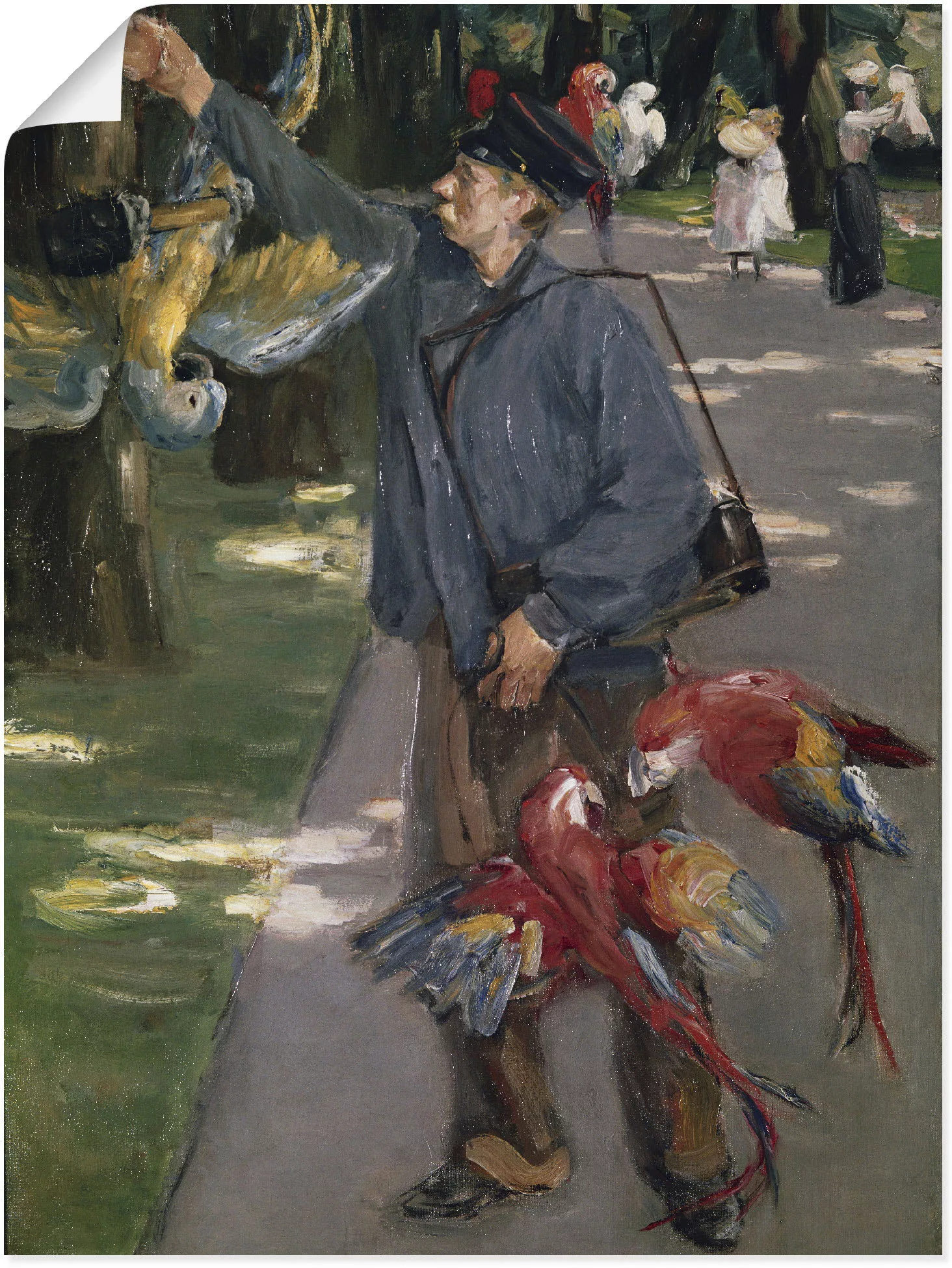 Artland Kunstdruck "Der Papageienmann. 1901/1902", Mann, (1 St.), als Leinw günstig online kaufen