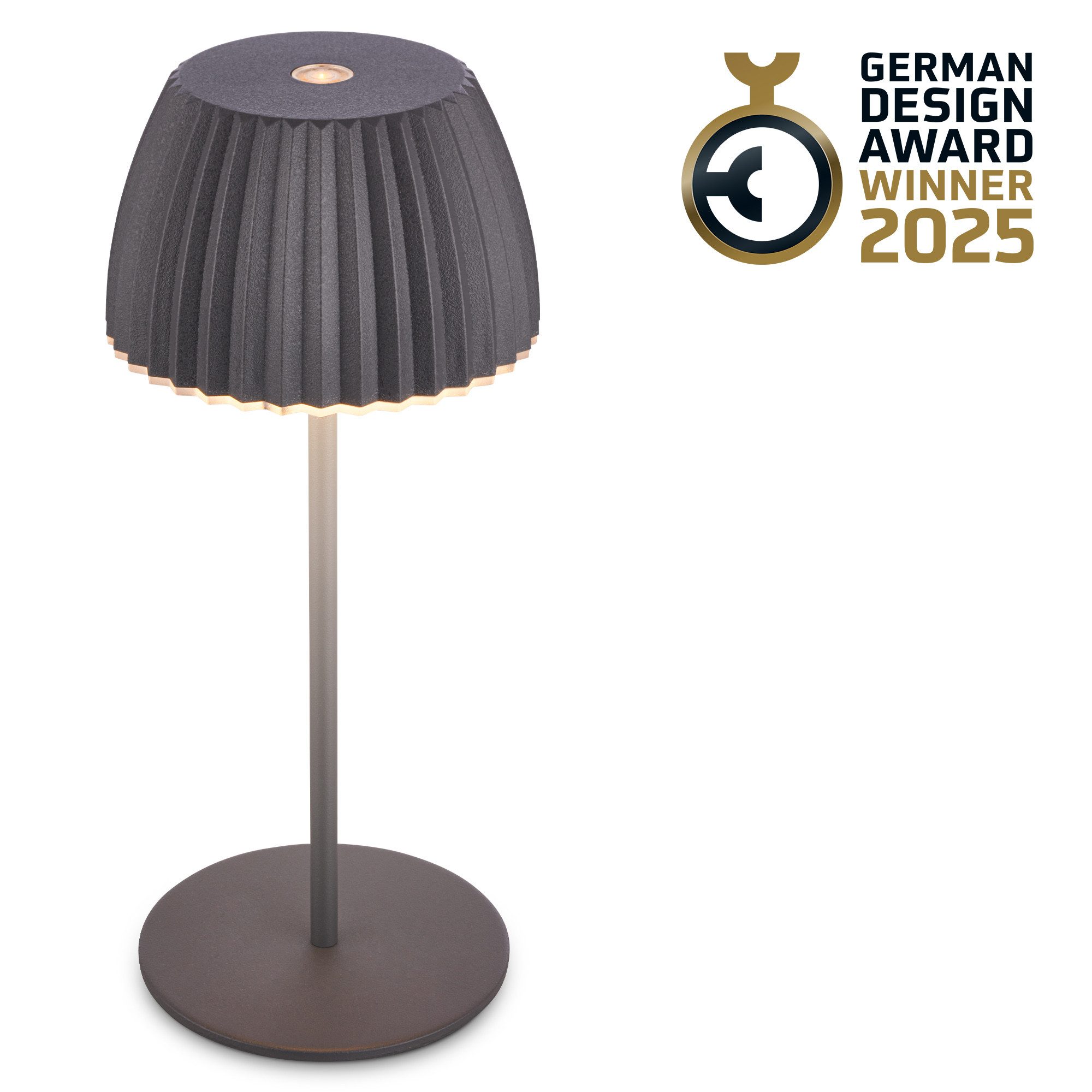 Briloner Leuchten LED Tischleuchte Riffle Tischlampe günstig online kaufen