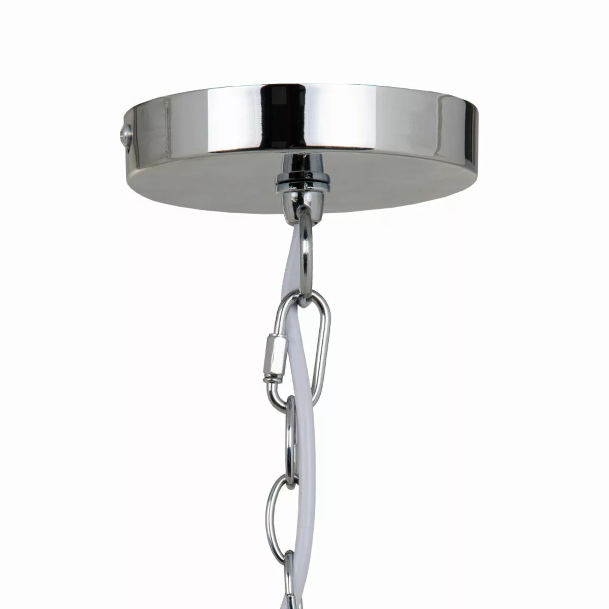 Deckenlampe 51 X 51 X 85 Cm Metall Silber günstig online kaufen