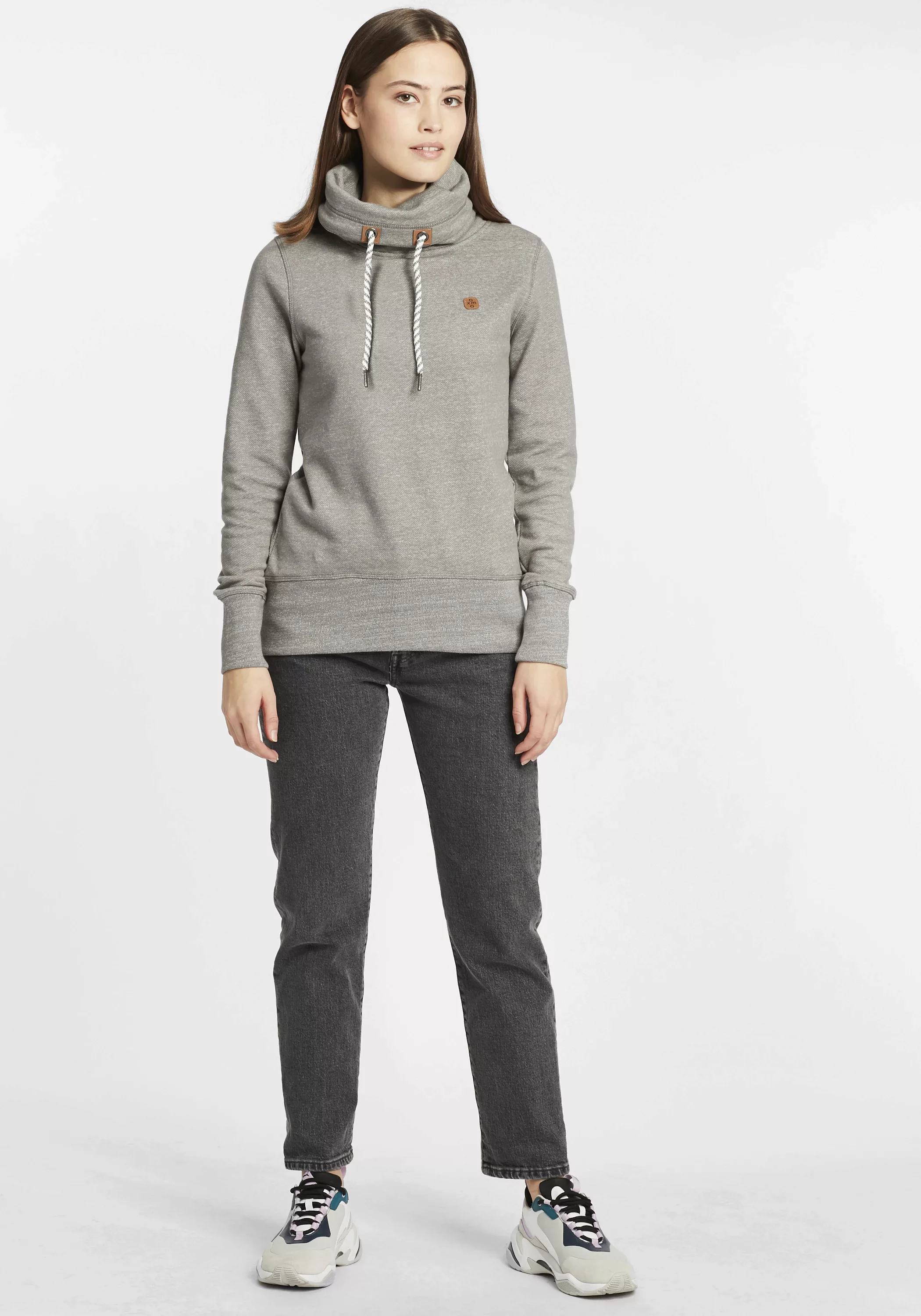 OXMO Hoodie OXCecilia Pullover mit Tube-Kragen günstig online kaufen