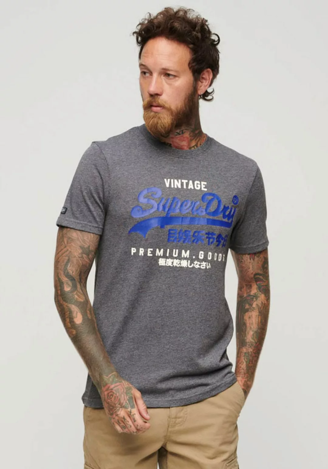 Superdry T-Shirt "CLASSIC VL HERITAGE T SHIRT" günstig online kaufen