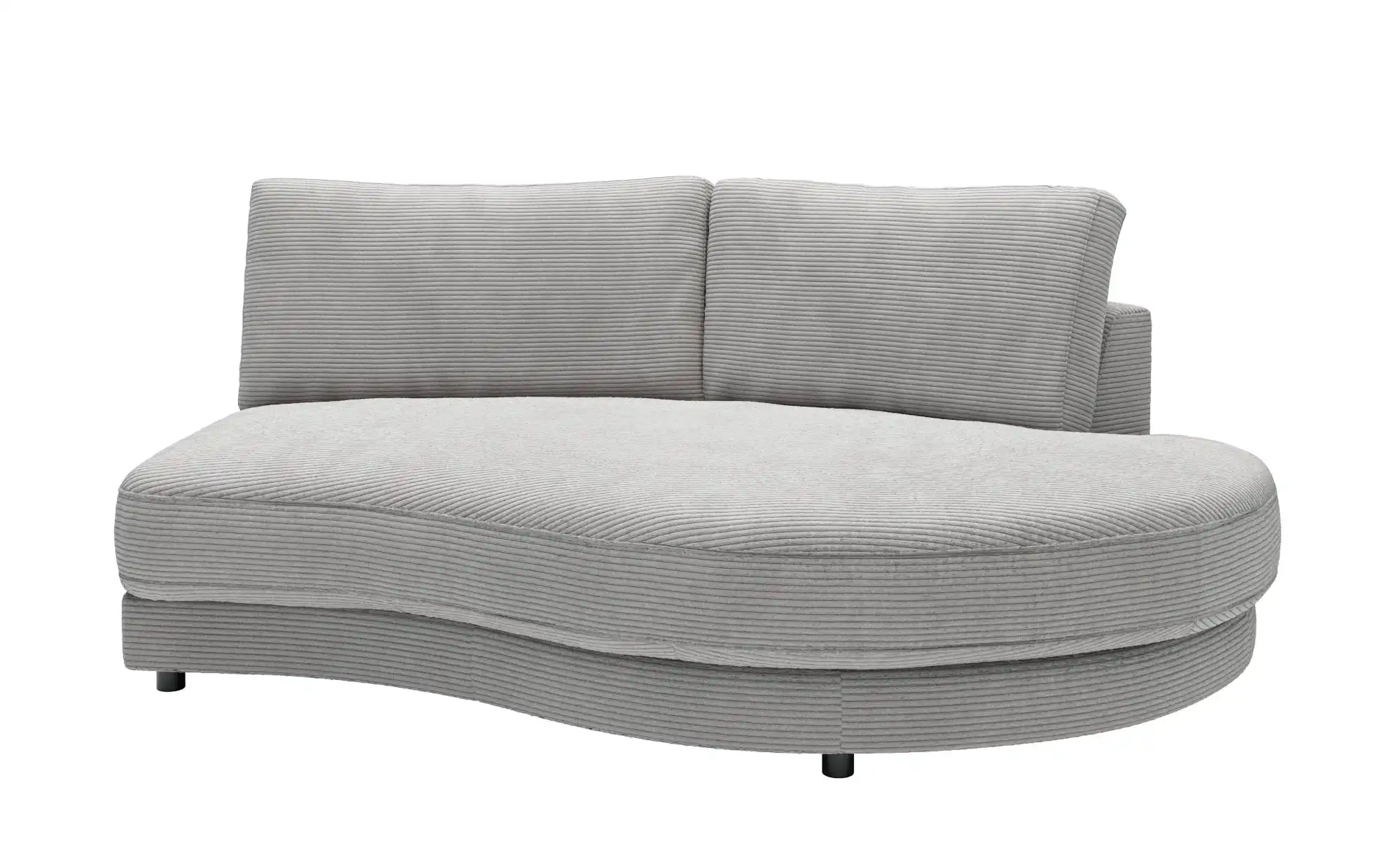 Jette Home Element Abschluss rund rechts in Cord Modulsofa Sila ¦ grau ¦ Ma günstig online kaufen