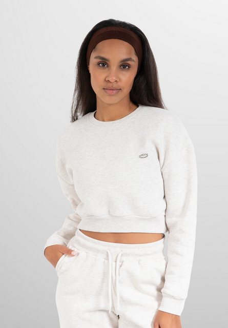 Smilodox Sweatshirt Amelia, Oversize Crop Pullover Langarmshirt Sport Freiz günstig online kaufen