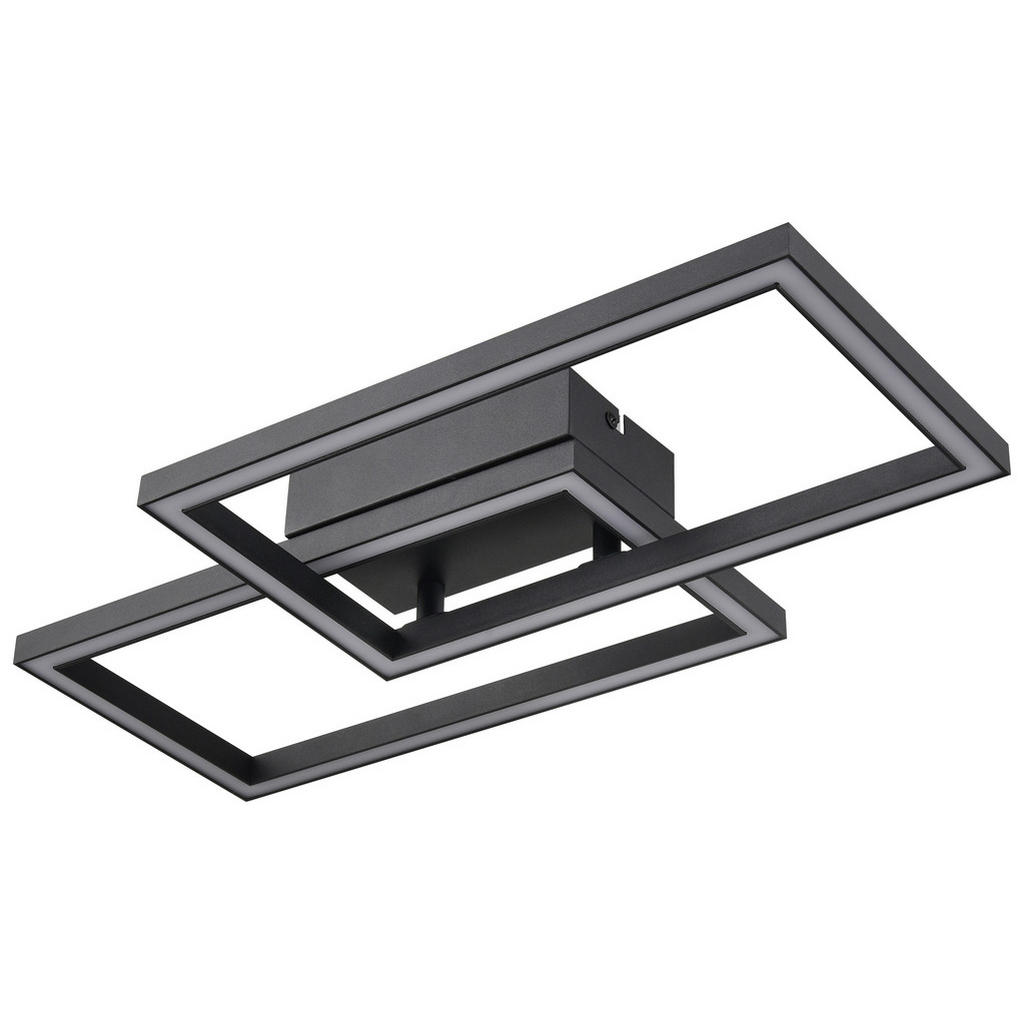 POCOline Deckenleuchte Lenna schwarz Metall Kunststoff B/L: ca. 28x50 cm 2 günstig online kaufen