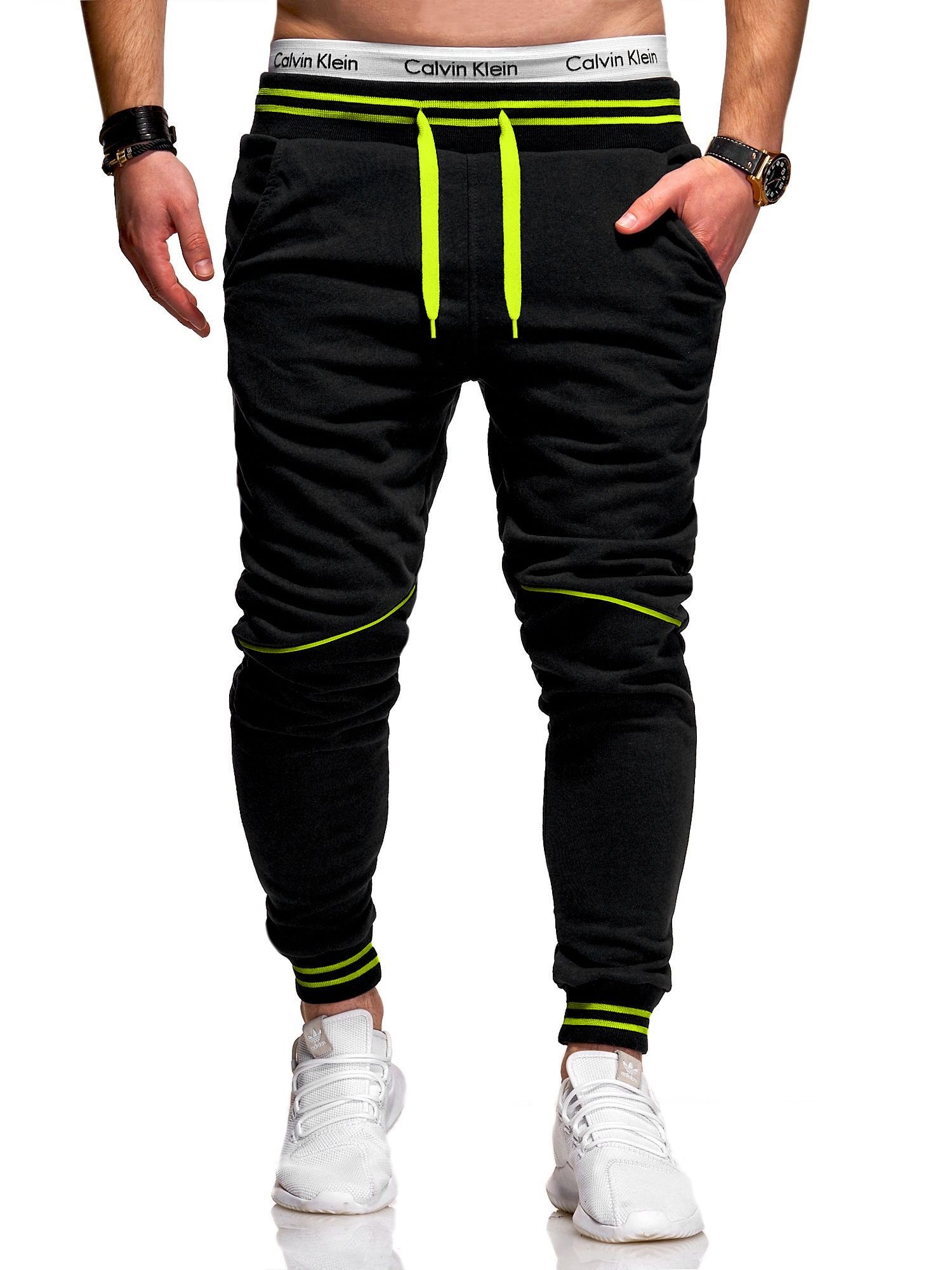 behype Sweathose "STRIPE", mit Kontrast-Akzenten günstig online kaufen