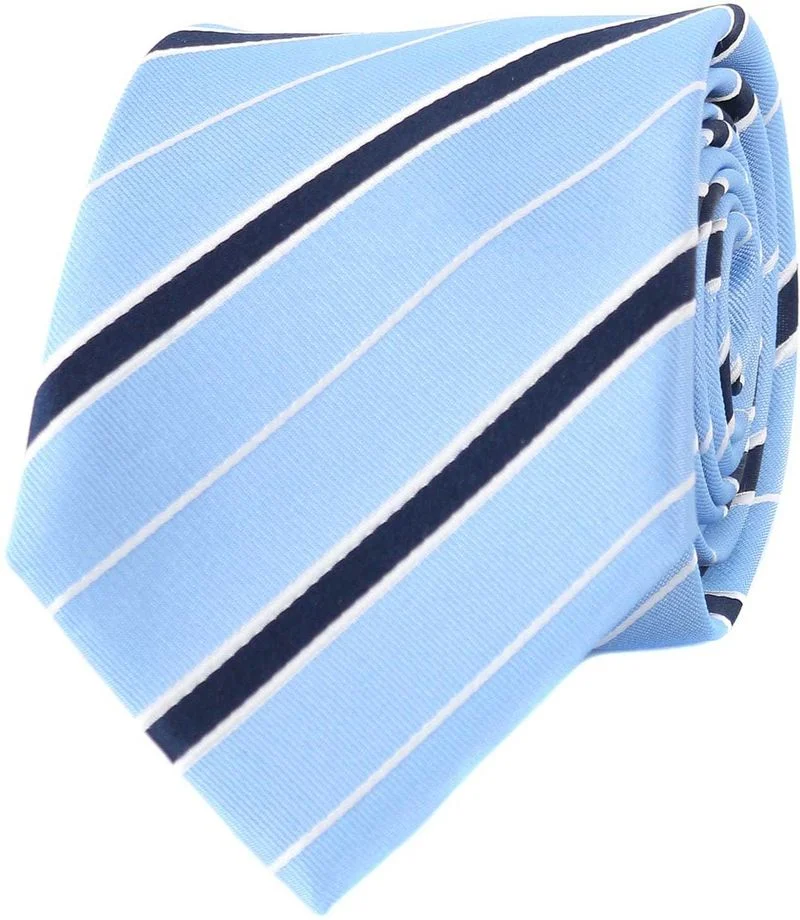 Krawatte Seide Blau Streifen - günstig online kaufen