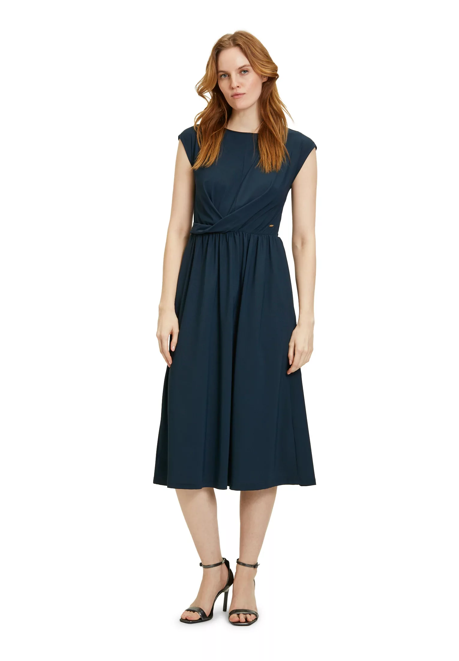 Betty&Co Jerseykleid "Betty & Co Jerseykleid mit Raffung", Nahtführung günstig online kaufen