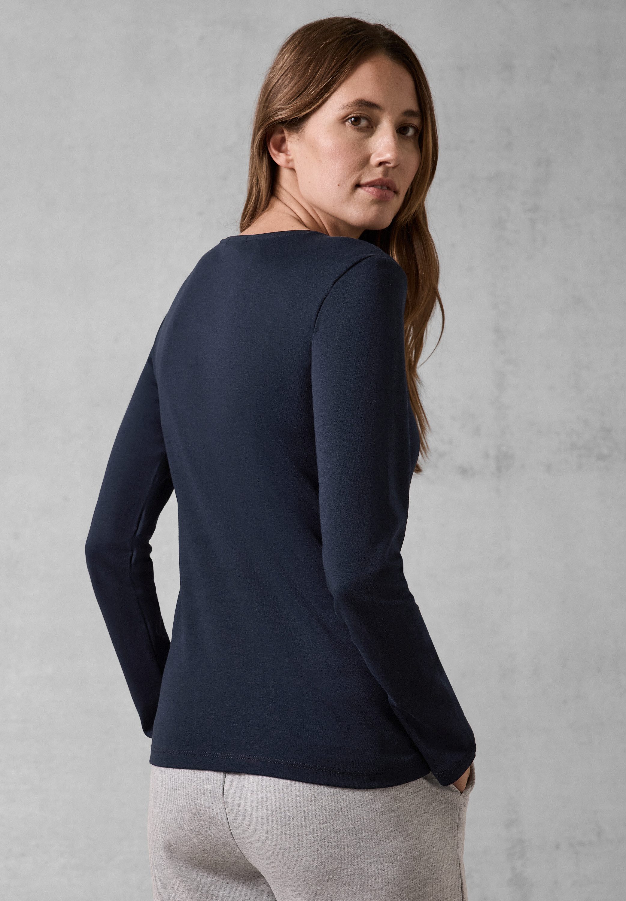 Cecil Langarmshirt, aus reiner Baumwolle günstig online kaufen