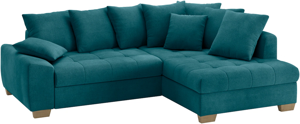 Mr. Couch Ecksofa "Nikita II, L-Form", Wahlweise mit Bettfunktion, Bettkast günstig online kaufen