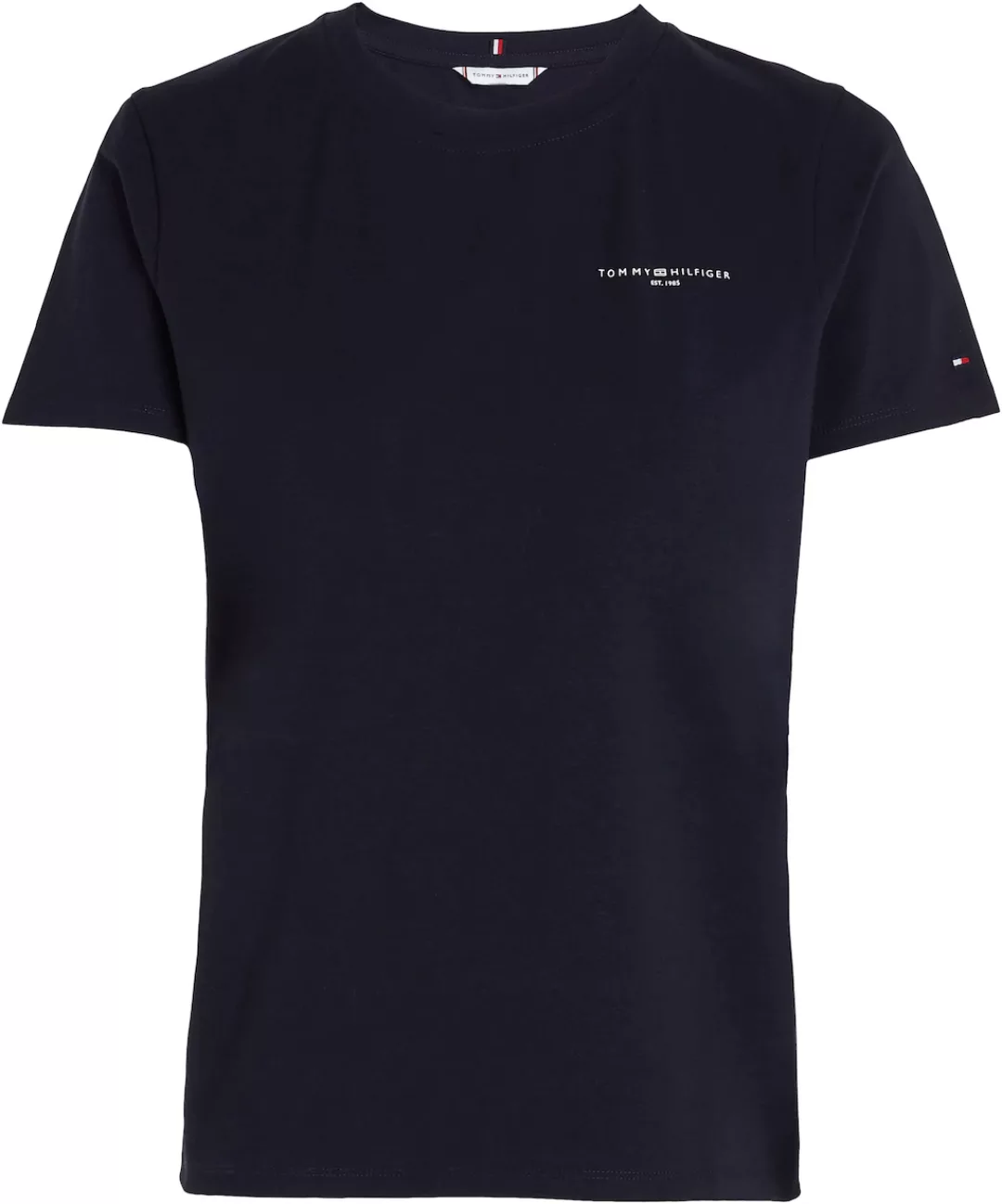 Tommy Hilfiger Curve T-Shirt "CRV 1985 REG MINI CORP C-NK SS", Große Größen günstig online kaufen