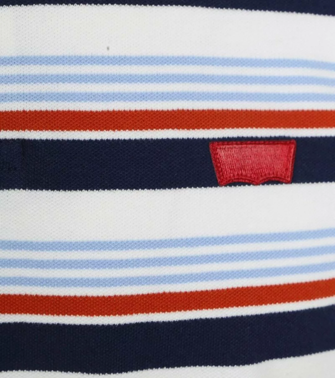 Levi's Polohemd Stripe Blau - Größe M günstig online kaufen
