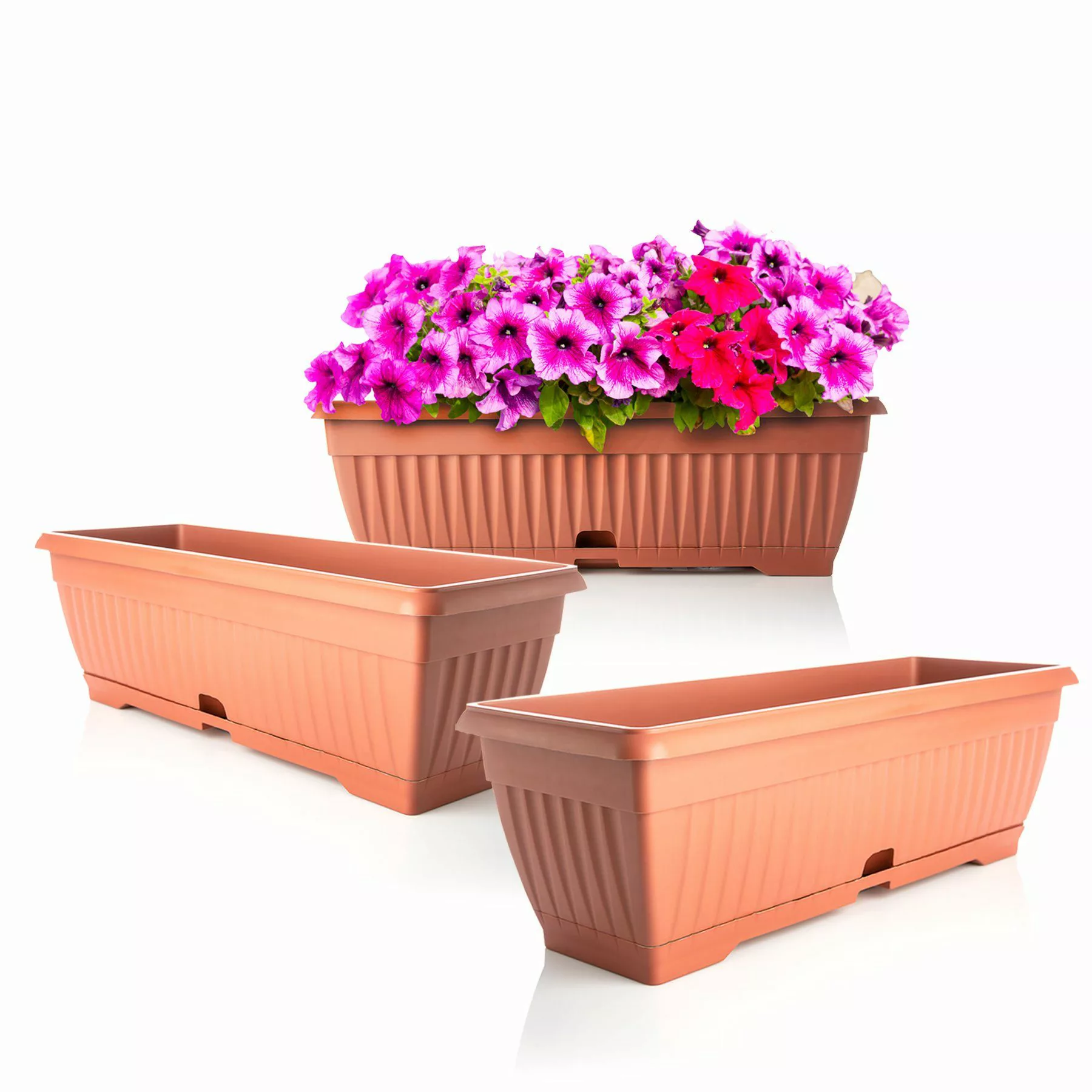 BigDean Blumenkasten 3x Blumenkasten 50cm mit günstig online kaufen