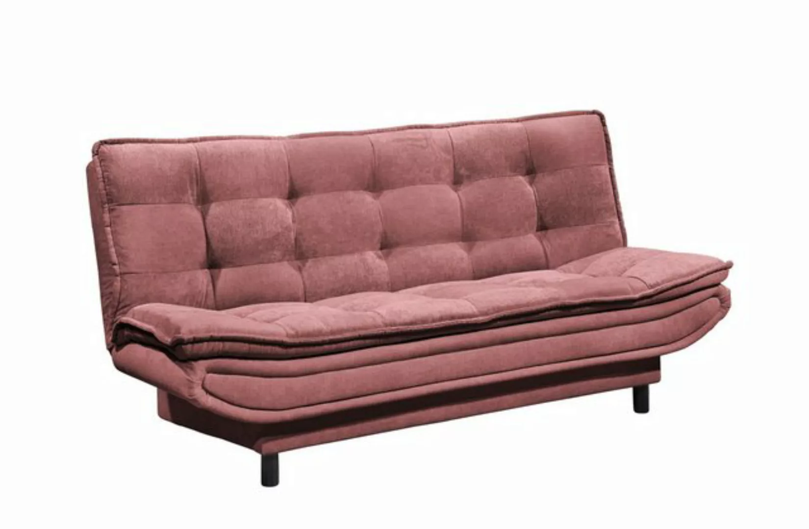 Black Red White Schlafsofa Liegefläche 188x118cm, berry - 188x90x89 (BxHxT) günstig online kaufen