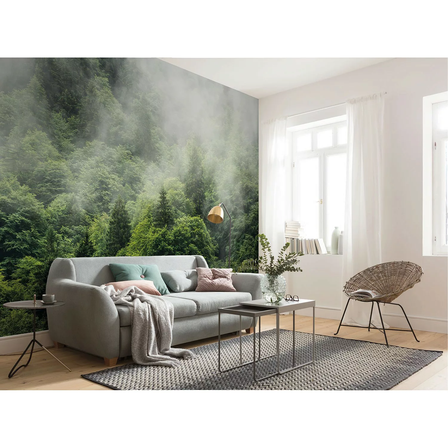 Komar Vliestapete »Forest Land«, 400x250 cm (Breite x Höhe), Vliestapete, 1 günstig online kaufen