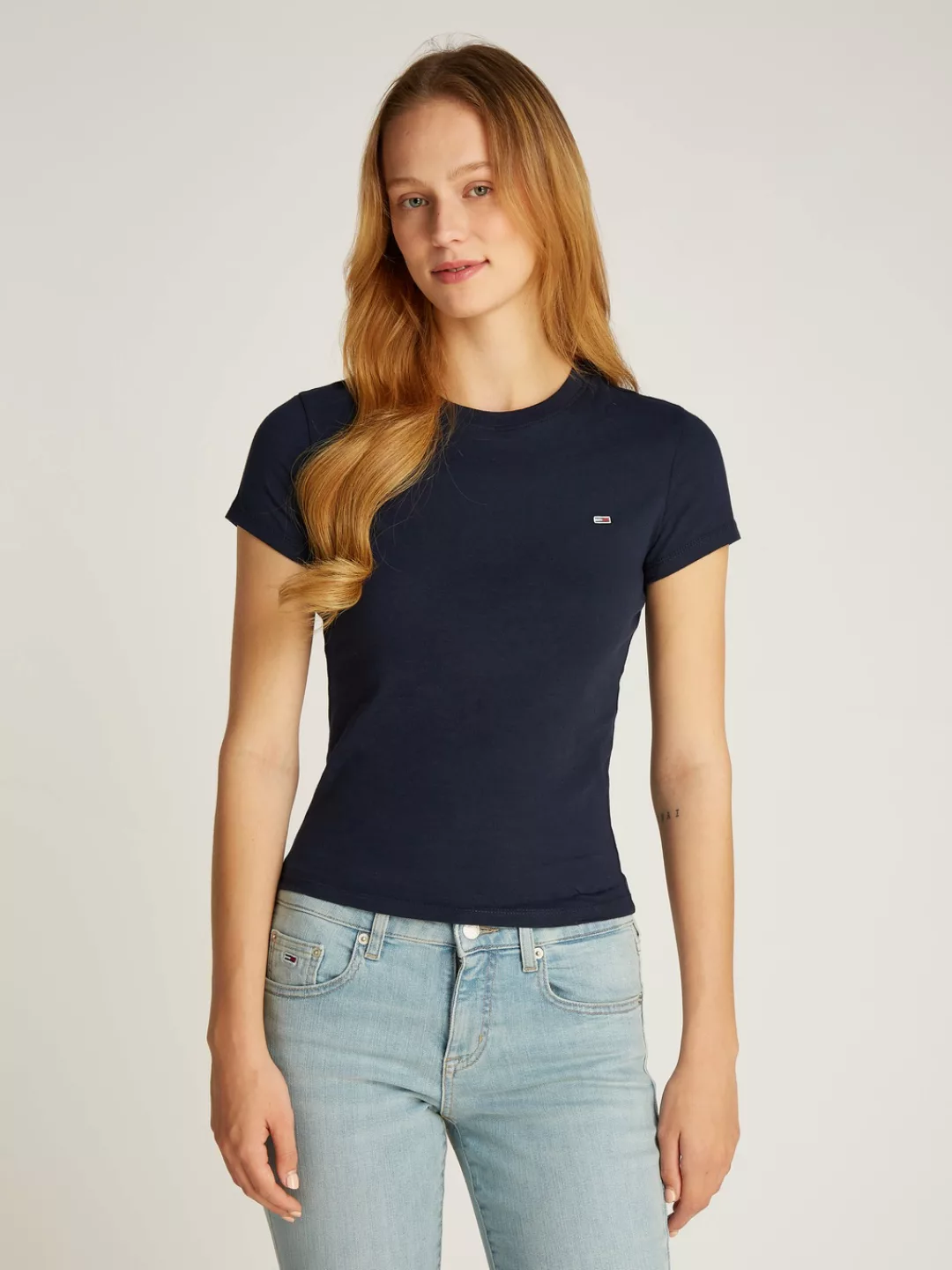 Tommy Jeans T-Shirt "TJW 2PACK C-NECK TEE", mit Logo-Stickerei günstig online kaufen