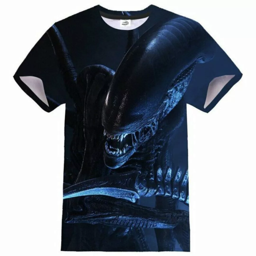 Tinisu T-Shirt 3D-Druck T-Shirt (Unisex) - Halloween / Horror - Alien vs. P günstig online kaufen