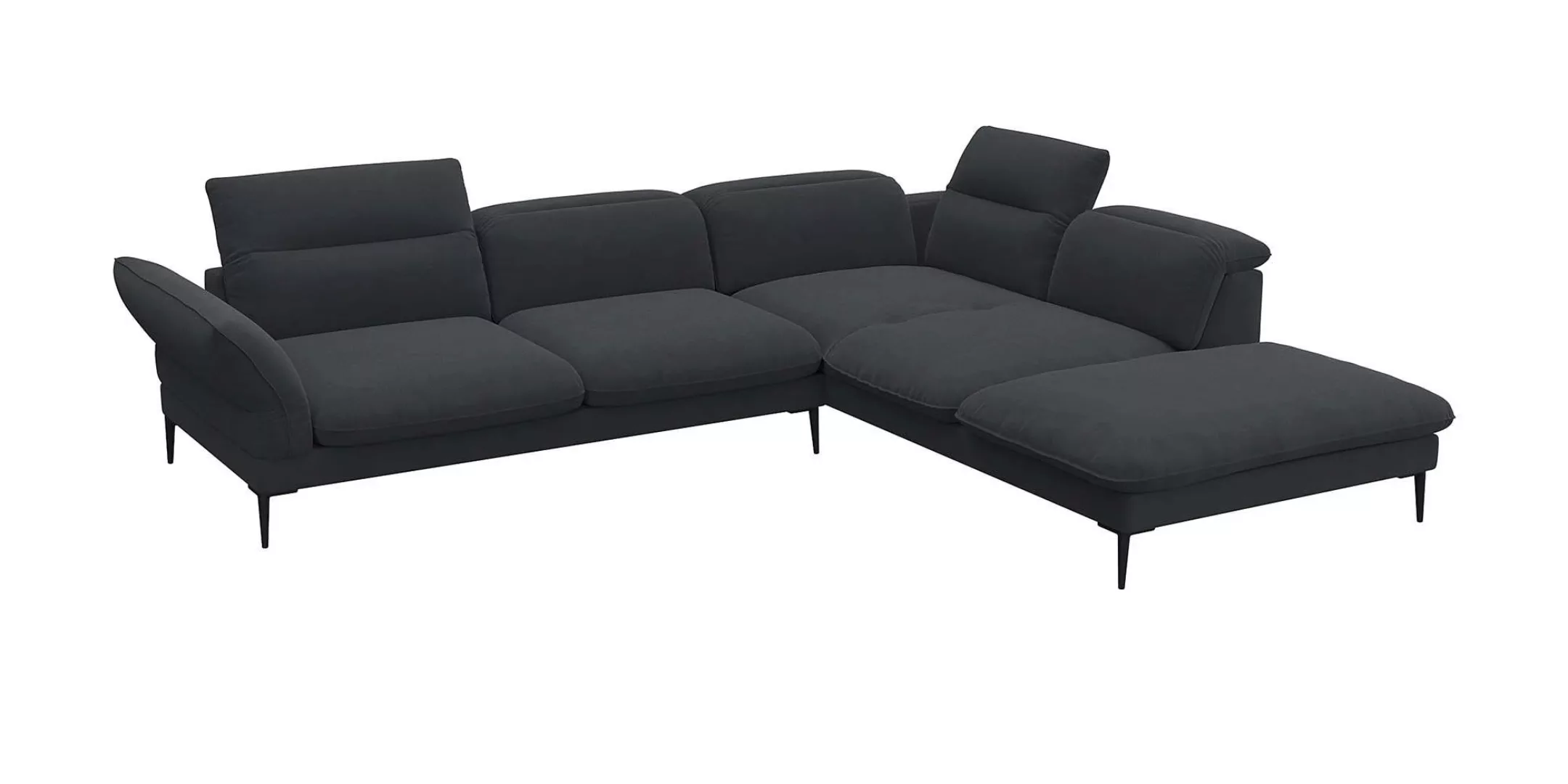 FLEXLUX Ecksofa "Salino, Funktionssofa mit Ottomane, Relaxsofa, Ecksofa", S günstig online kaufen