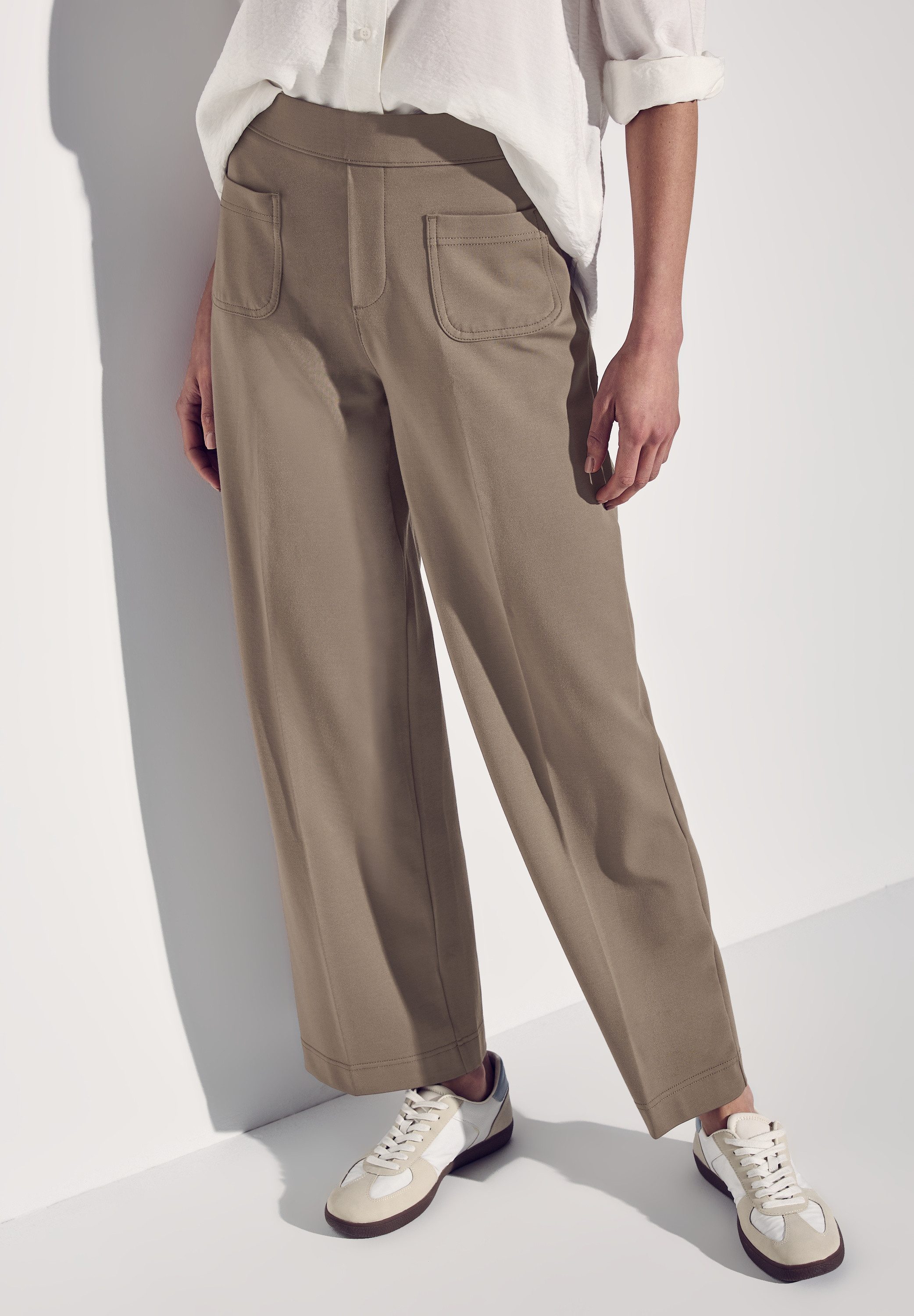 STREET ONE Stoffhose Sommerhose mit Aufgesetzten günstig online kaufen
