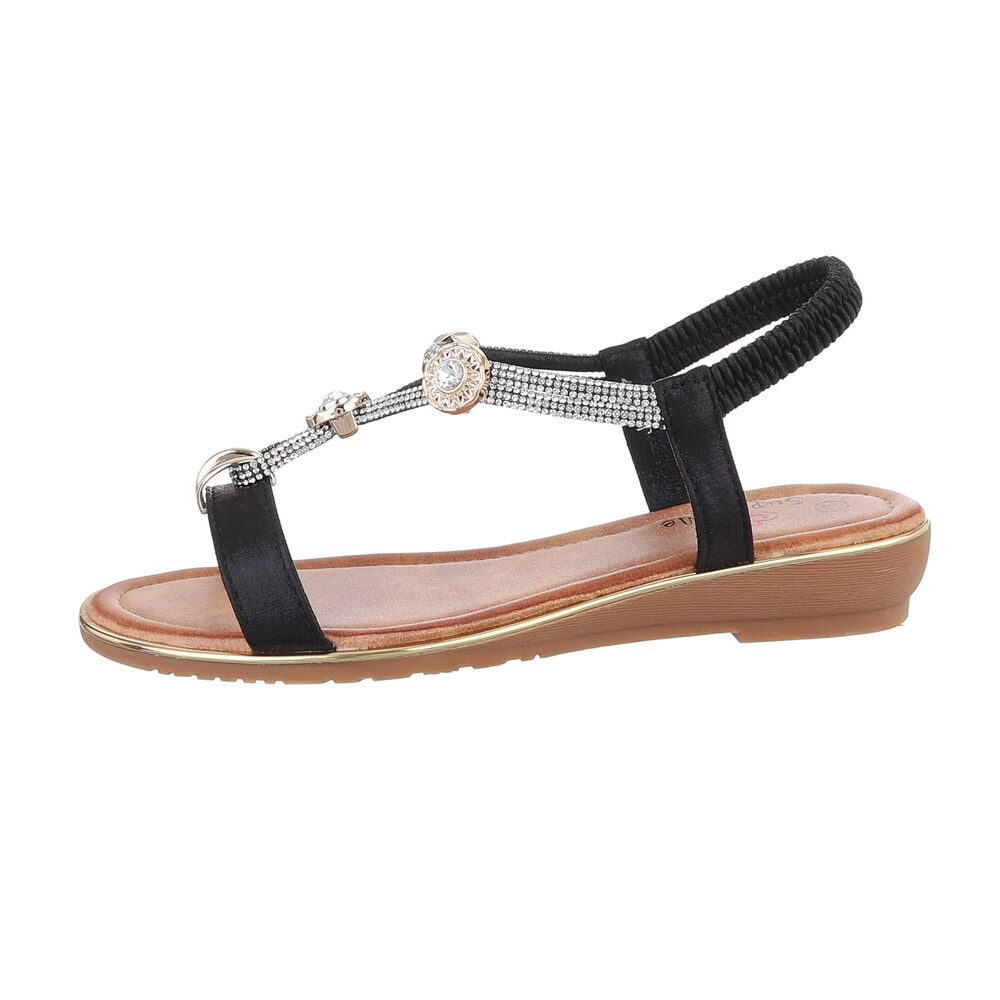 Ital-Design Damen Freizeit Riemchensandalette (86016764) Keilabsatz/Wedge günstig online kaufen