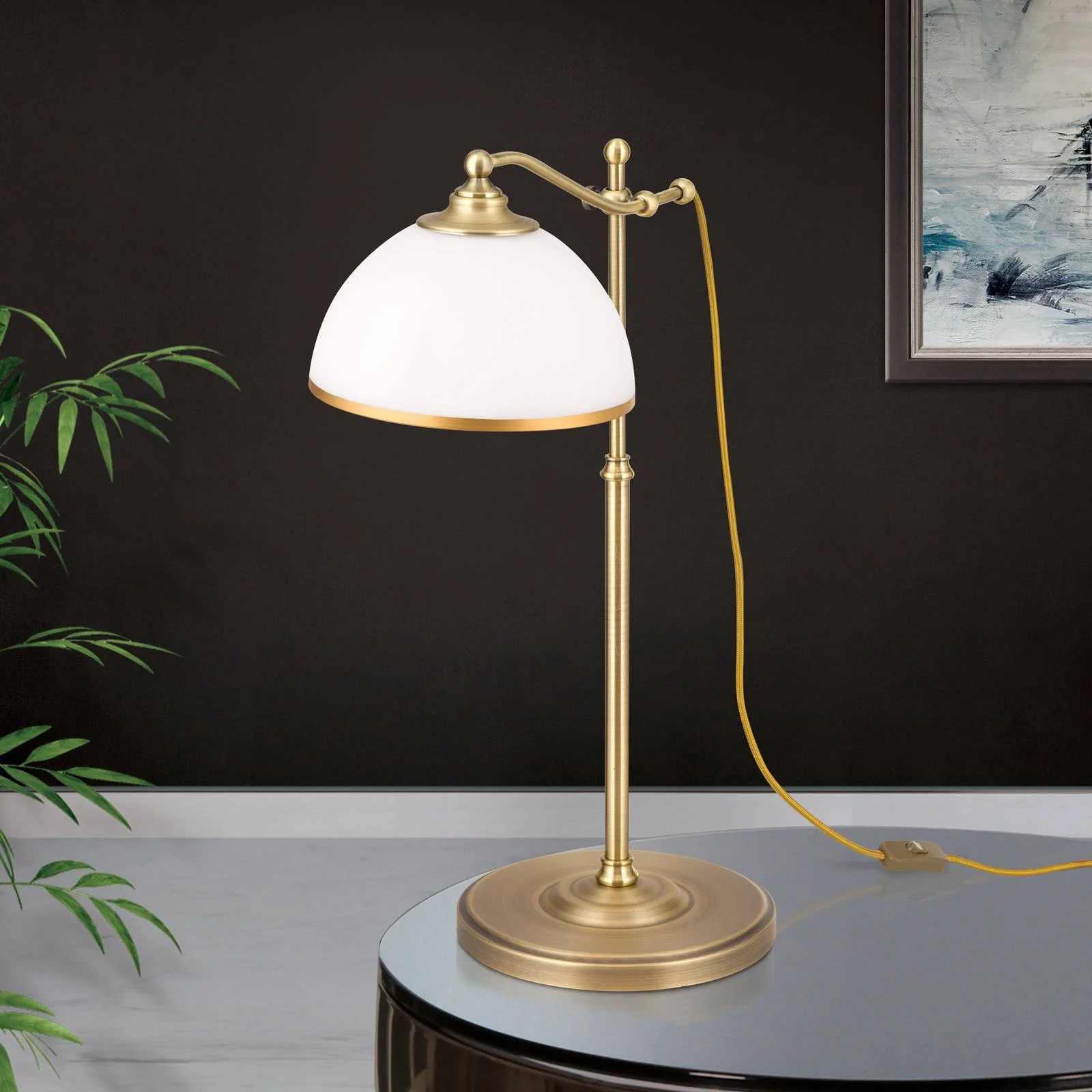 Tischlampe Old Lamp mit höhenverstellbarem Gestell günstig online kaufen