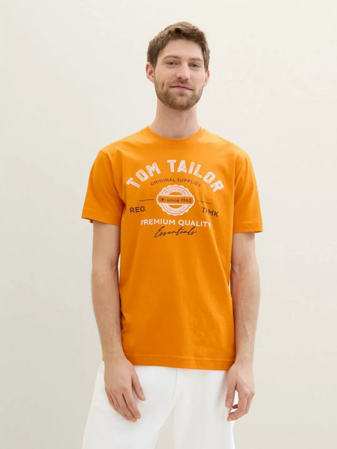 TOM TAILOR T-Shirt T-Shirt mit Logo Print günstig online kaufen