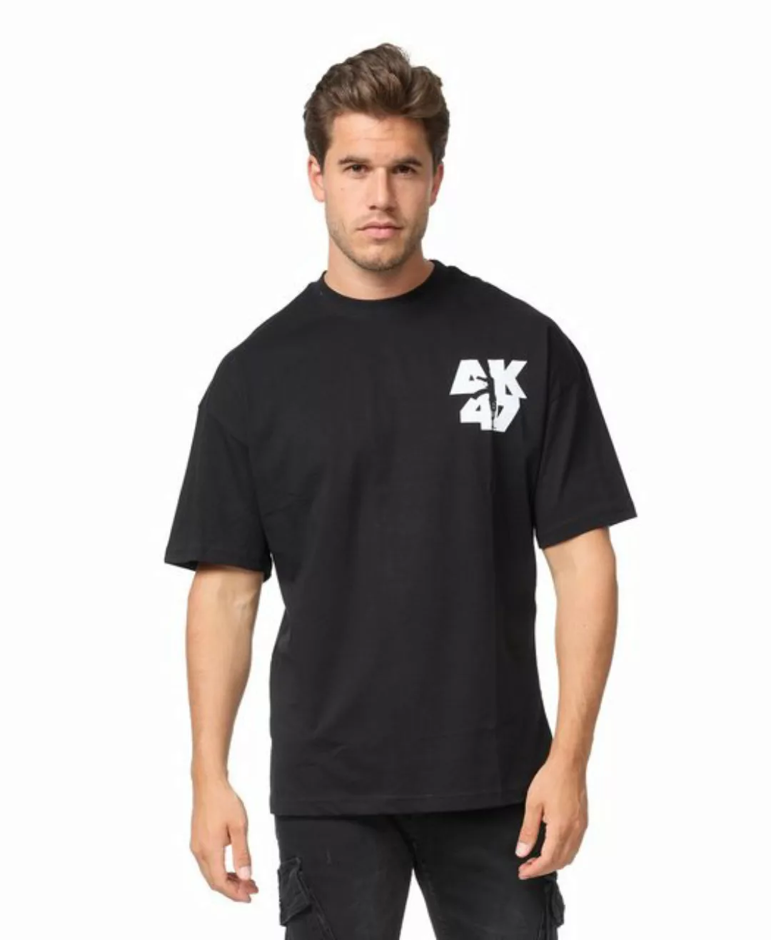 Denim House T-Shirt Oversizd Fit T-Shirt mit besonderem Druck Loose Fit Sch günstig online kaufen
