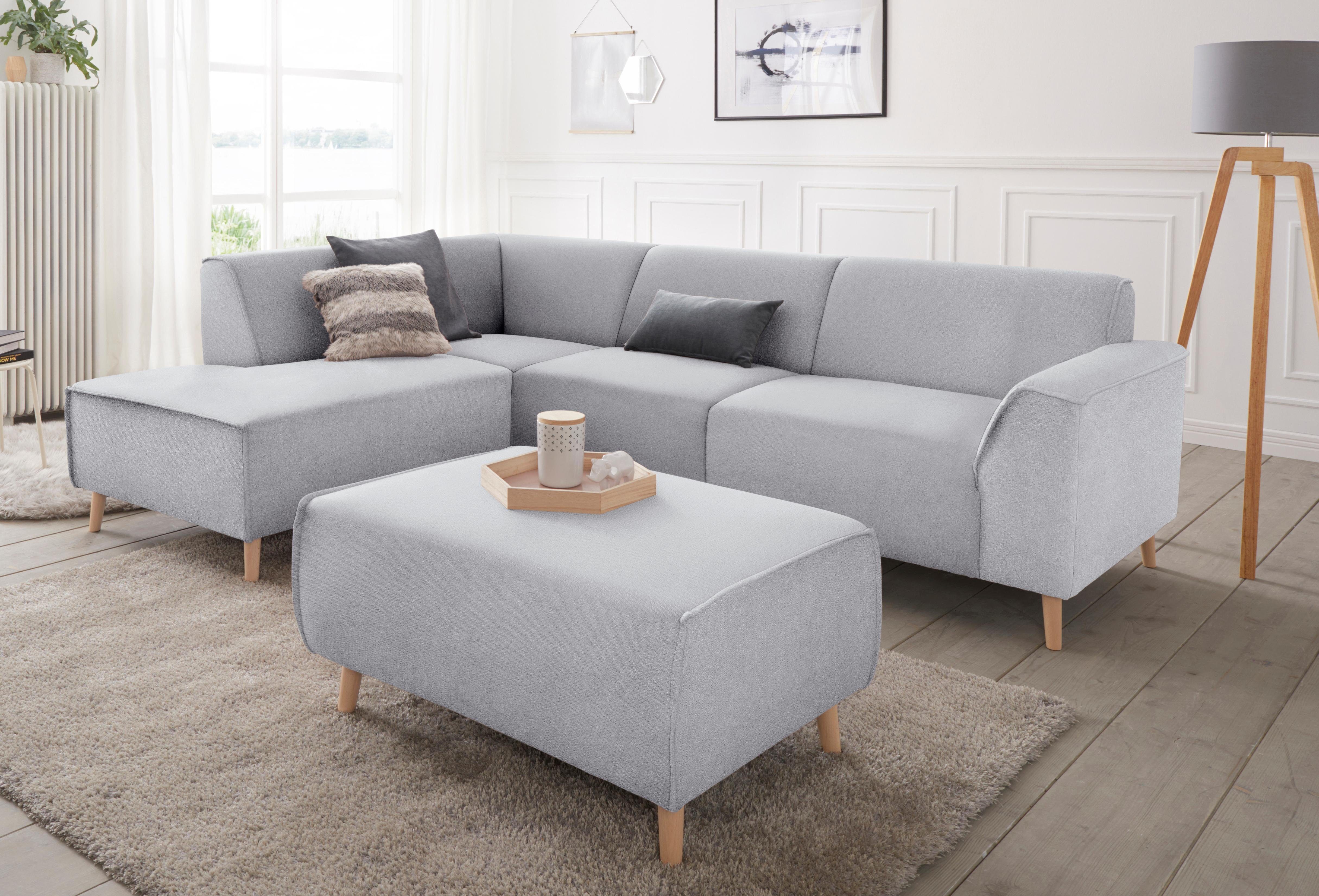 andas Ecksofa "Janek Scandic Design, elegant und zeitlos, L-Form", mit Fede günstig online kaufen