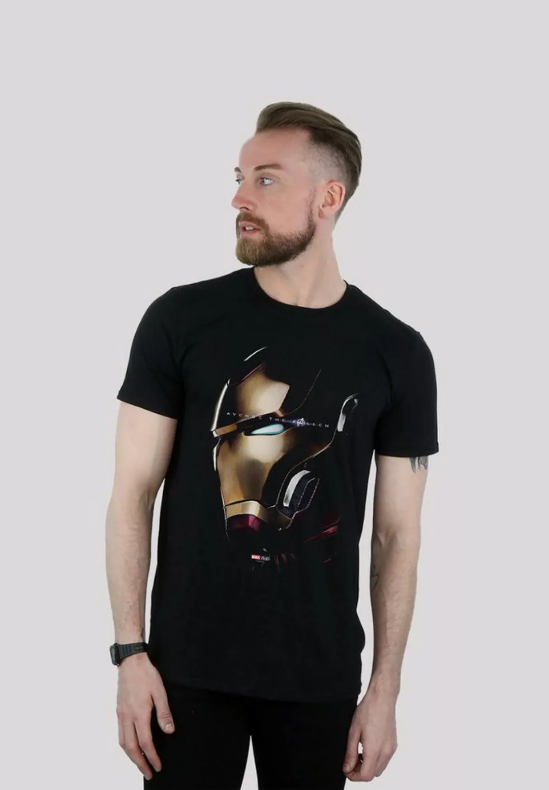 F4NT4STIC T-Shirt "Marvel Avengers Endgame Iron Man Helm", Print günstig online kaufen