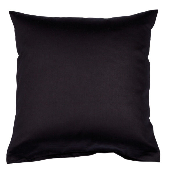 Janine Janine Mako-Satin Bettwäsche Colors 31001 schwarz Größe:  40x40 cm günstig online kaufen
